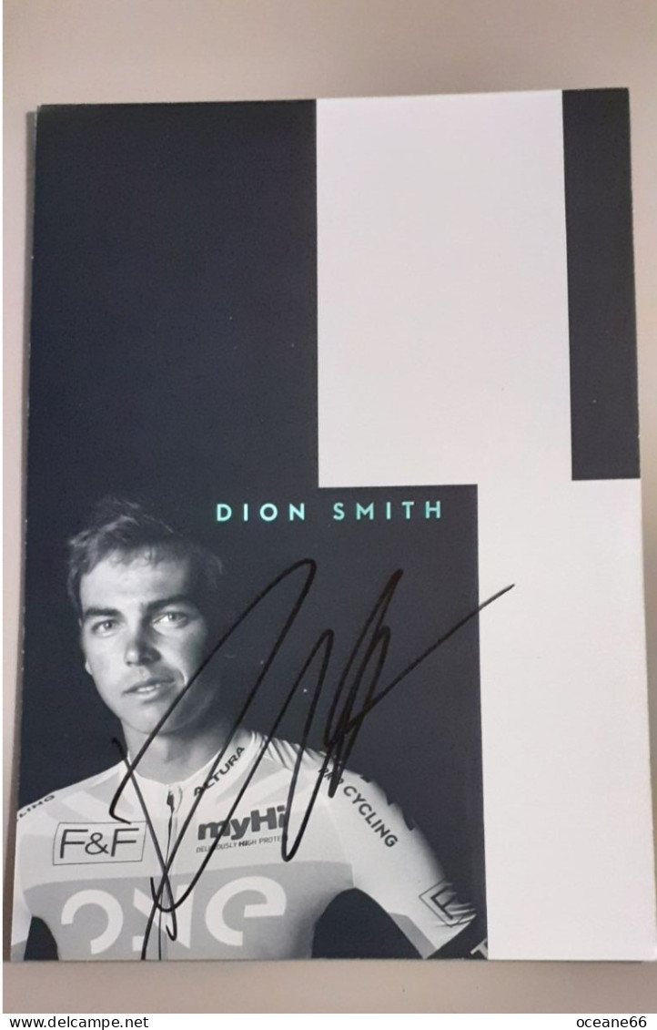 Autographe Dion Smith One Pro Cycling 2016 Format A5 - Radsport