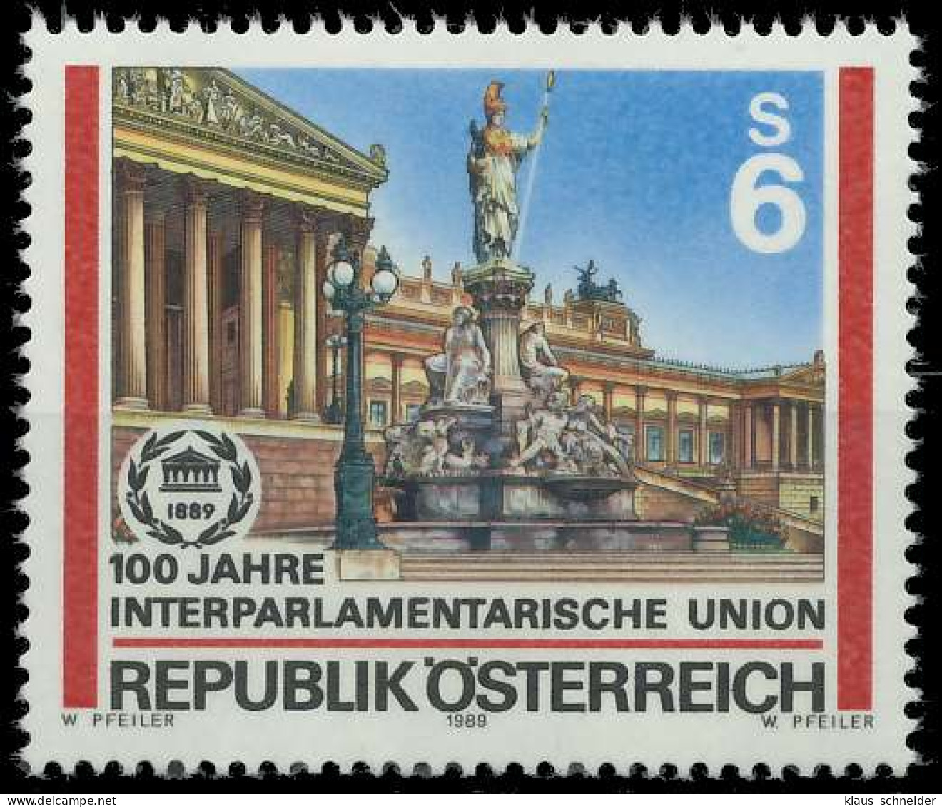 ÖSTERREICH 1989 Nr 1964 Postfrisch SD308FA - Unused Stamps