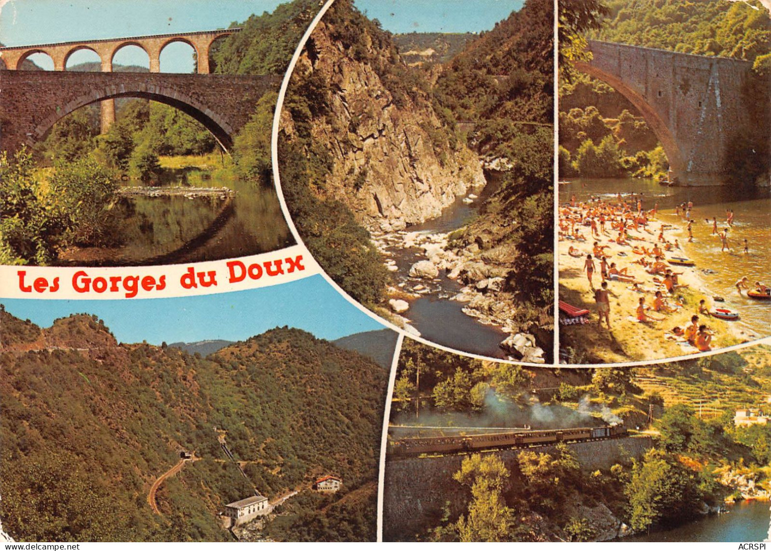 07 Ardèche Gorges Du Doux Multivue En Canoë-Kayak (Scan R/V) N°   48   \PB1107 - Vallon Pont D'Arc