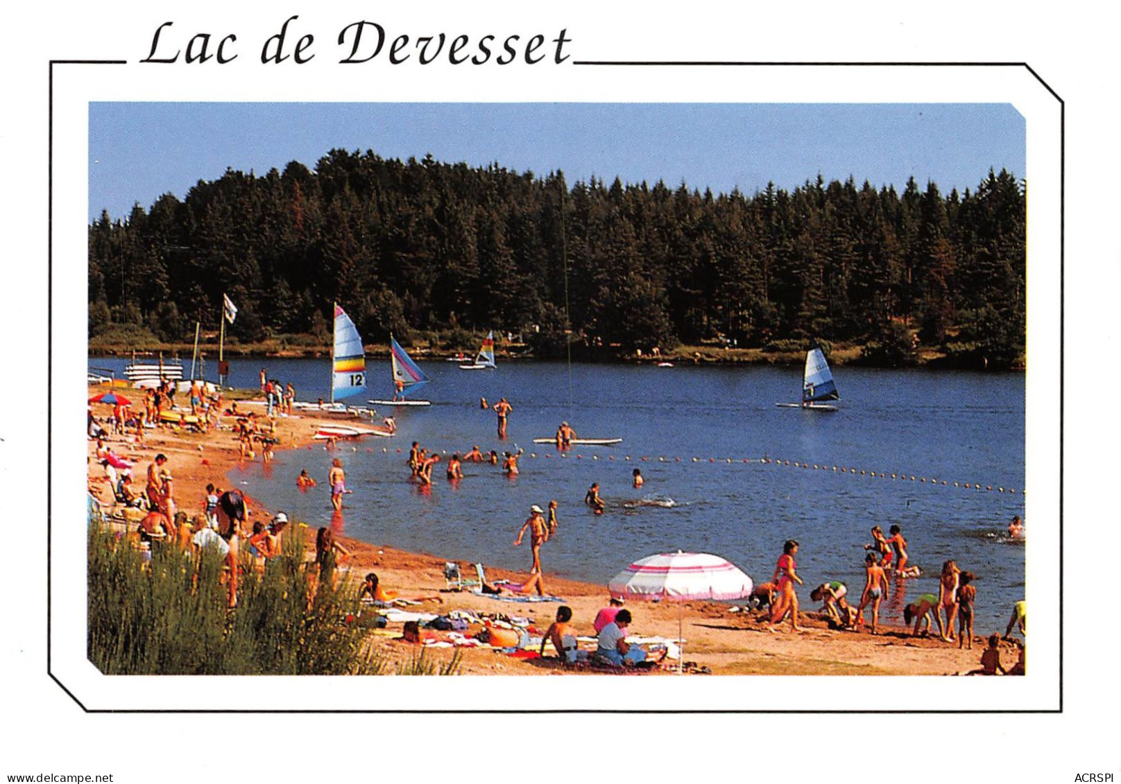 07 Lac De Devesset La Plage        (Scan R/V) N°   12   \PB1107 - Saint Agrève