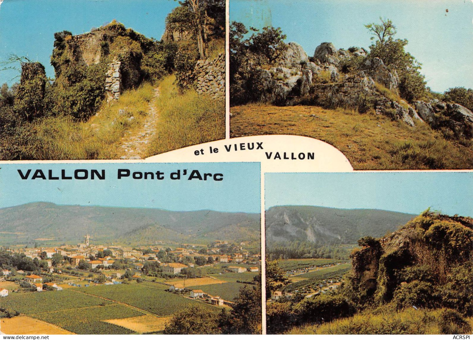 07 VALLON-PONT-D'ARC   Le Vieux Vallon  (Scan R/V) N°   6   \PB1104 - Vallon Pont D'Arc