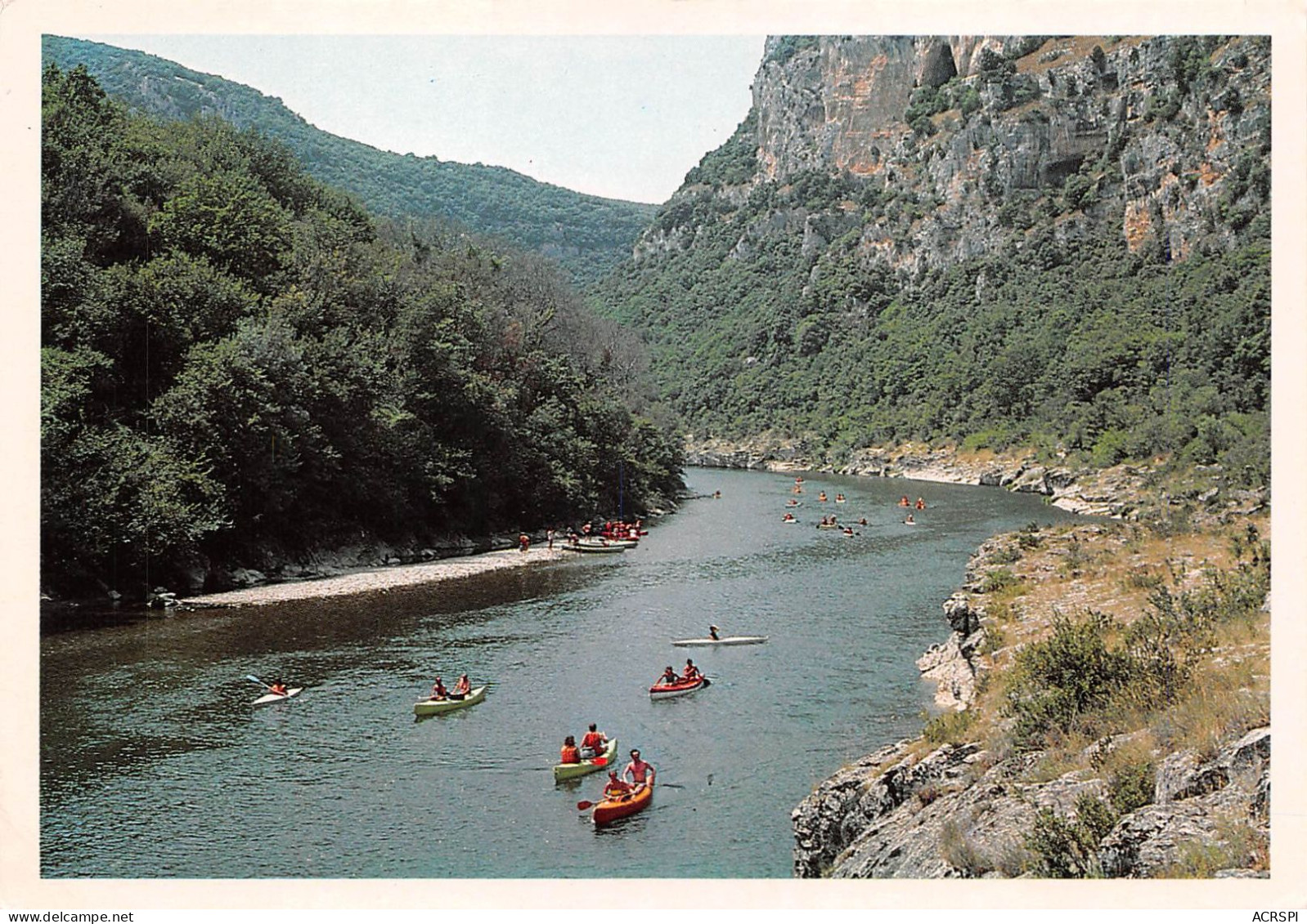 07 Vallon-Pont-d'Arc Gorges De L'Ardèche En Canoë (Scan R/V) N°   11   \PB1103 - Vallon Pont D'Arc