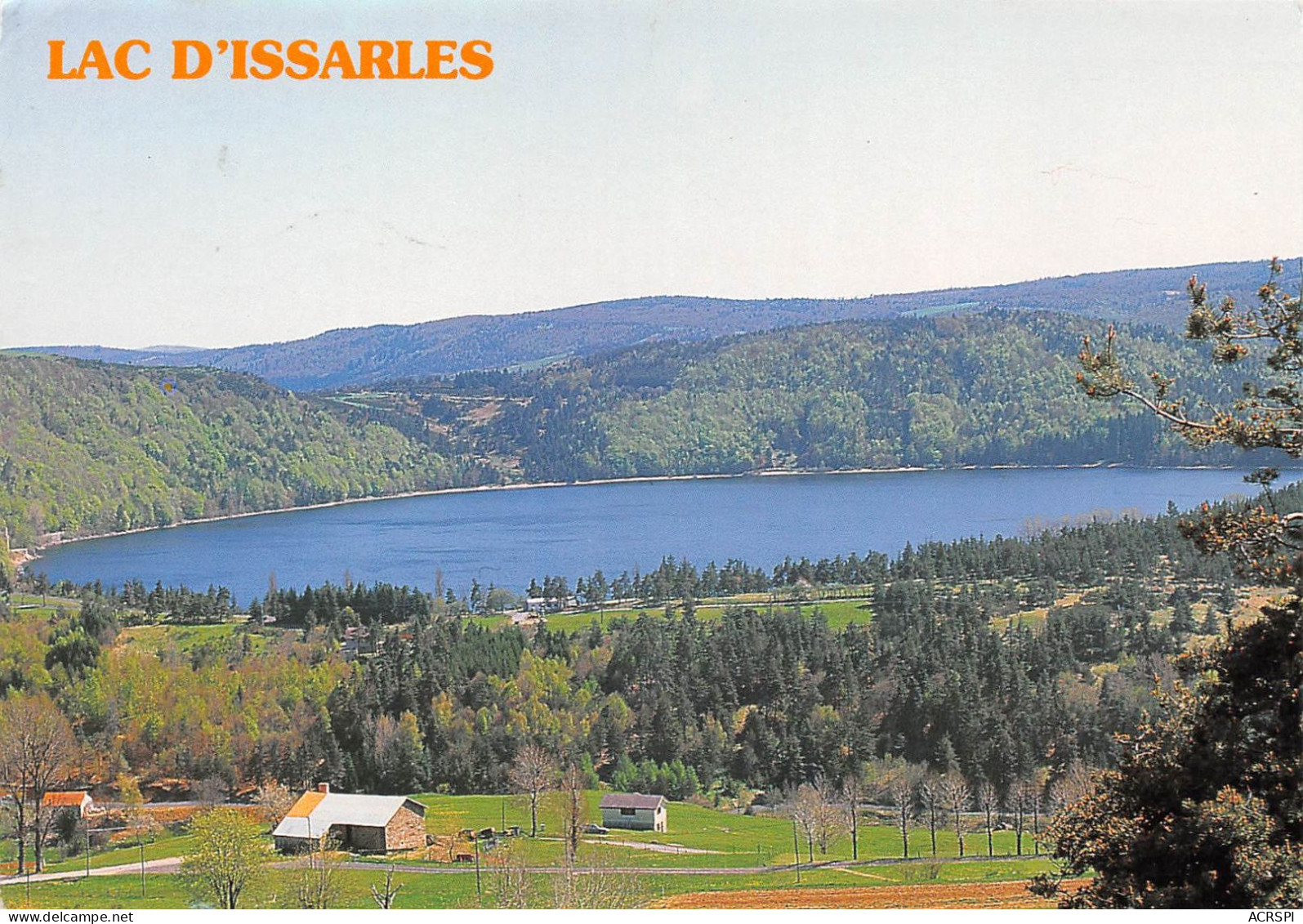 07 Le Lac-d'Issarlès     Réservoir Hydro électrique De MONTPEZAT    Le Béage   (Scan R/V) N°   6   \PB1102 - Saint Martin De Valamas