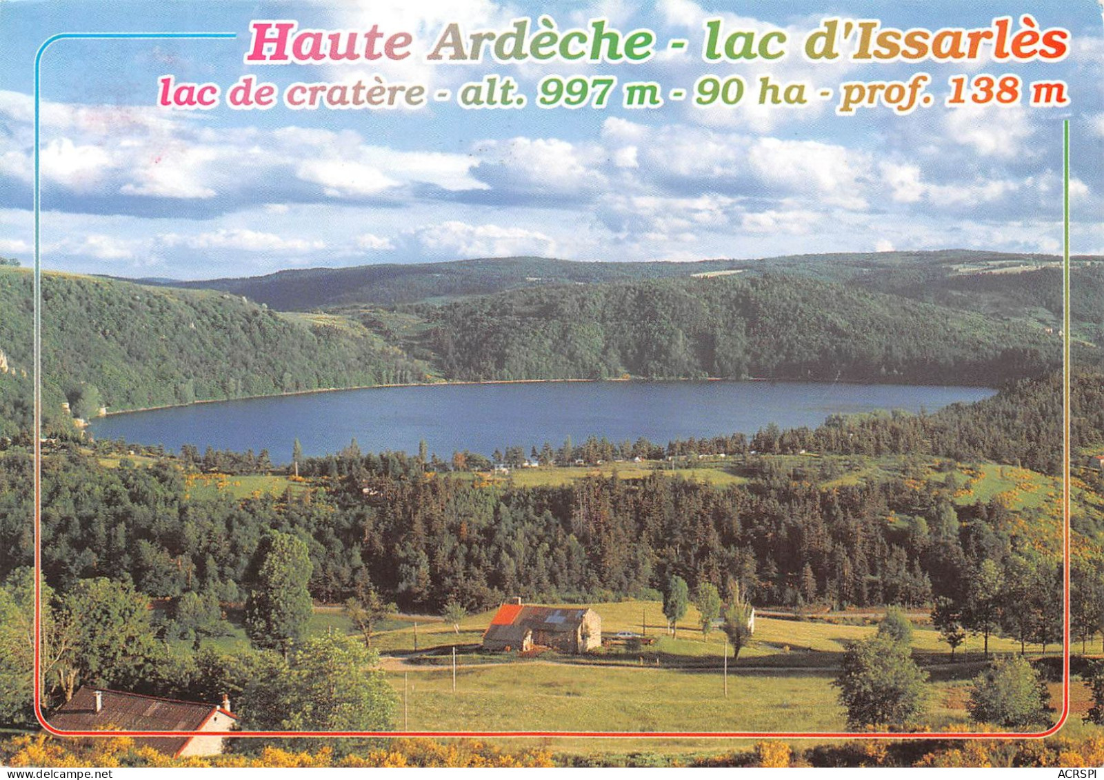 07 Le Lac-d'Issarlès     Le Béage   Réservoir Hydro électrique De MONTPEZAT   (Scan R/V) N°   5   \PB1102 - Saint Martin De Valamas