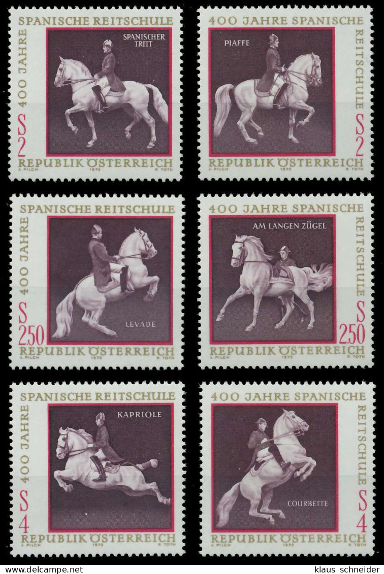 ÖSTERREICH 1972 Nr 1395-1400 Postfrisch X24F462 - Unused Stamps