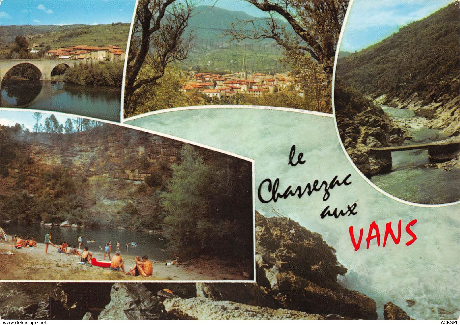 07 LES VANS  Vallée Du Chassezac           (Scan R/V) N°   5   \PB1101 - Les Vans