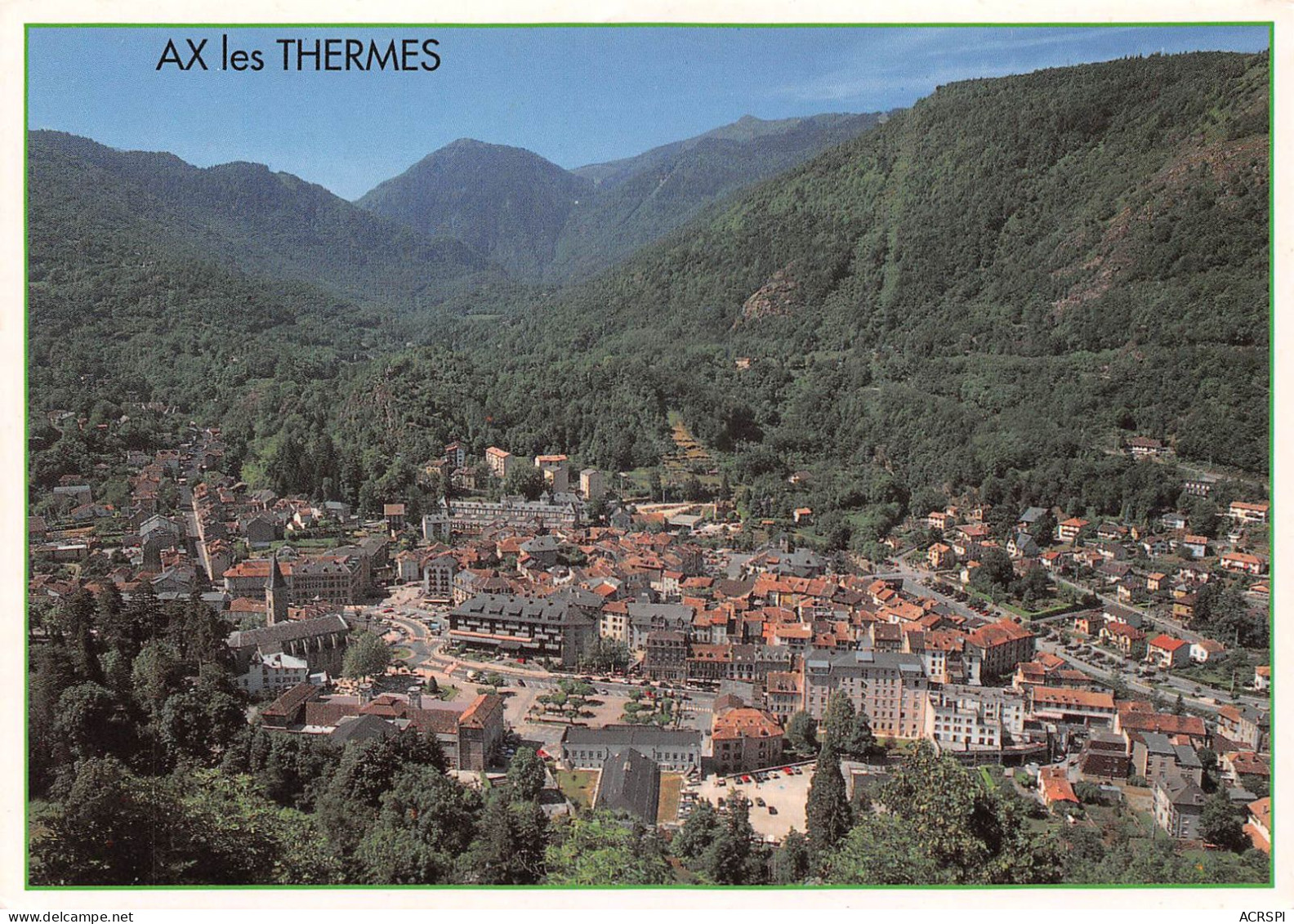 09 Ax-les-Thermes Vue Générale Aérienne                (Scan R/V) N°   1   \PB1118 - Ax Les Thermes