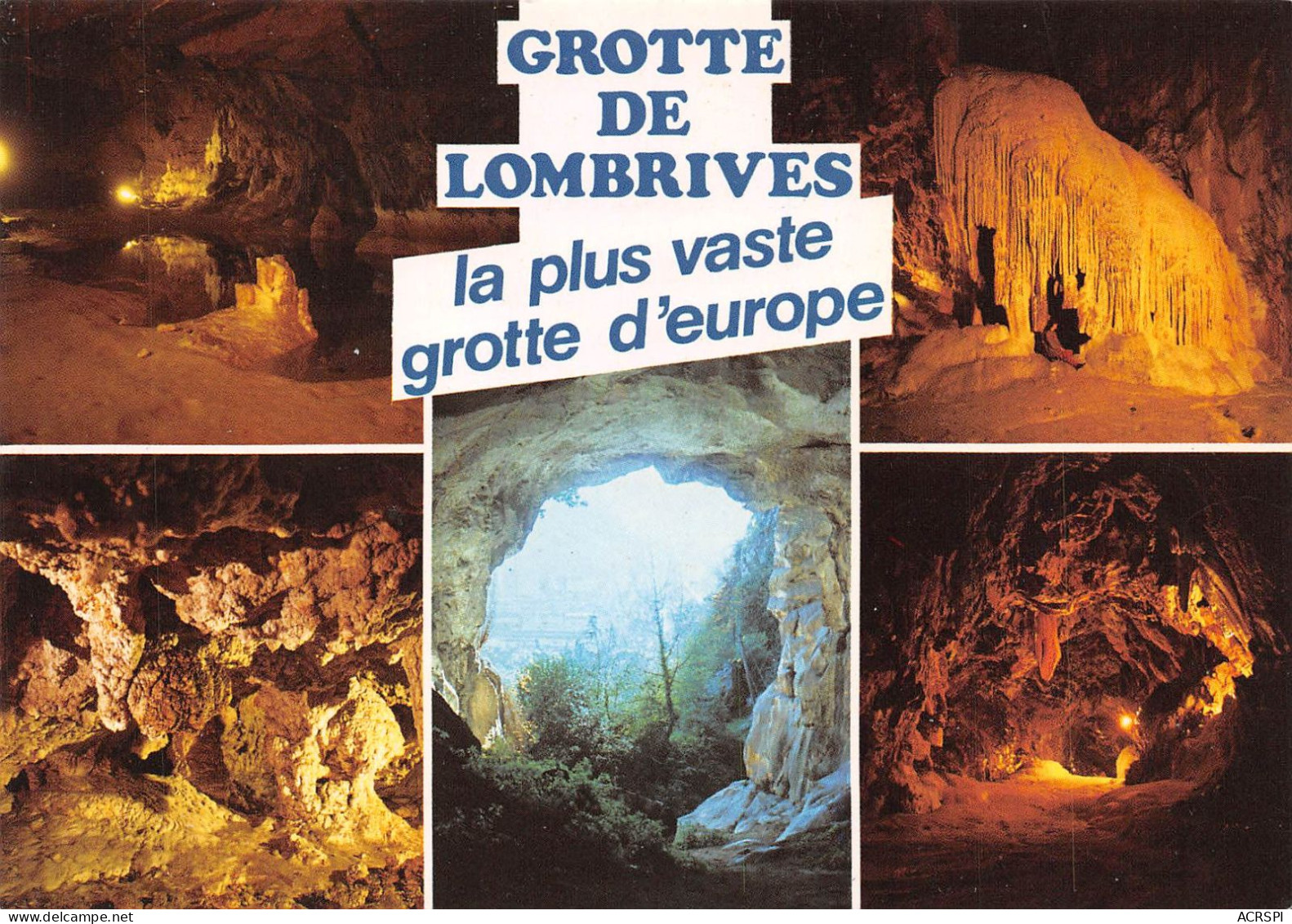 09  Ornolac-Ussat-les-Bains  Grotte De LOMBRIVES   (Scan R/V) N°   19   \PB1117 - Foix