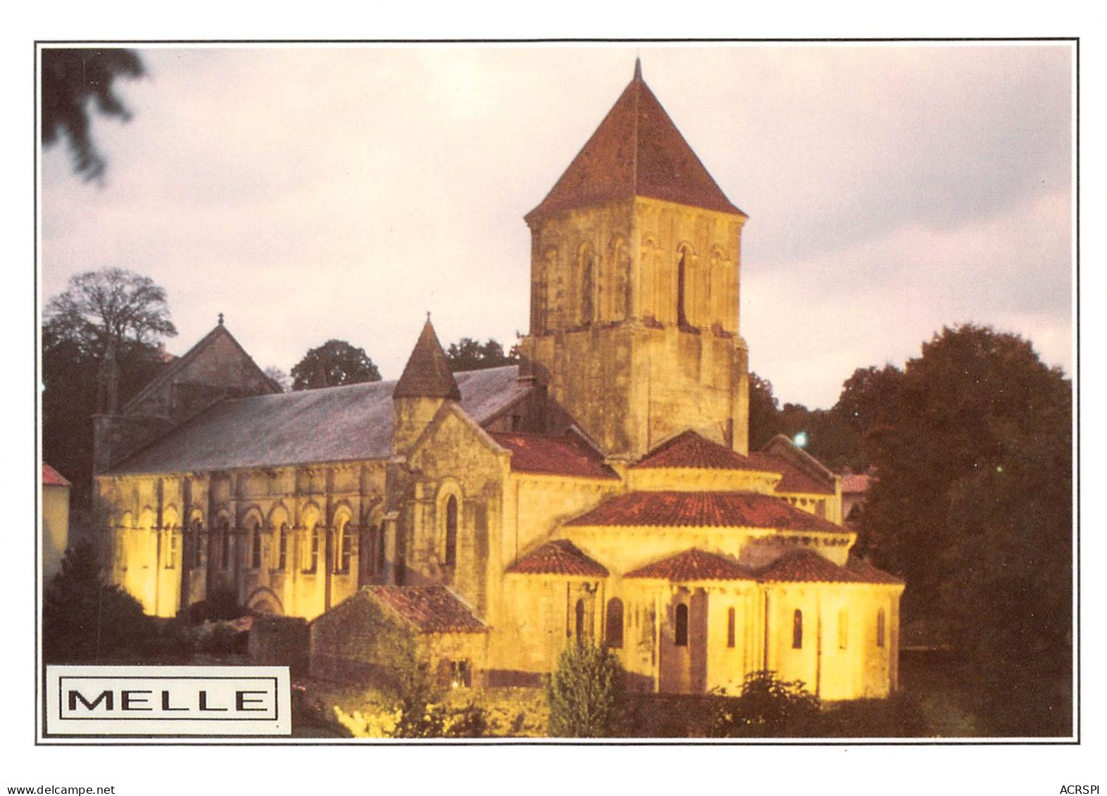 79  MELLE L'église            (Scan R/V) N°   3   \PB1116 - Melle