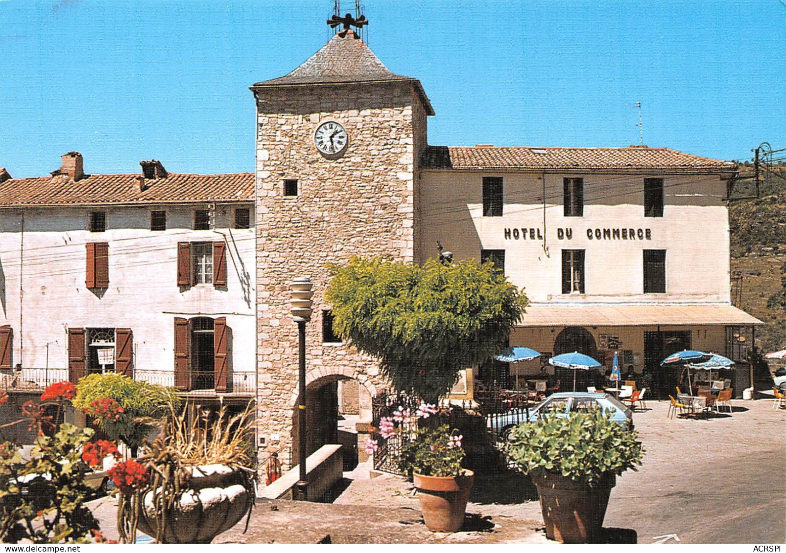 12  Saint-Rome-de-Tarn  L'hotel Du Commerce   (Scan R/V) N°   53   \PB1114 - Villefranche De Rouergue