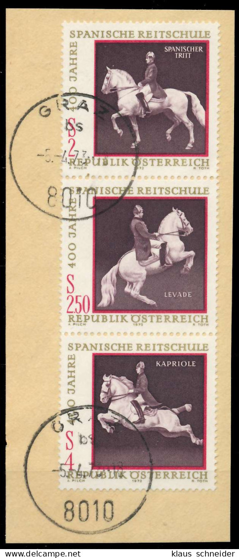 ÖSTERREICH 1972 Block 2 SZd5 Gestempelt 3ER STR X24F496 - Used Stamps