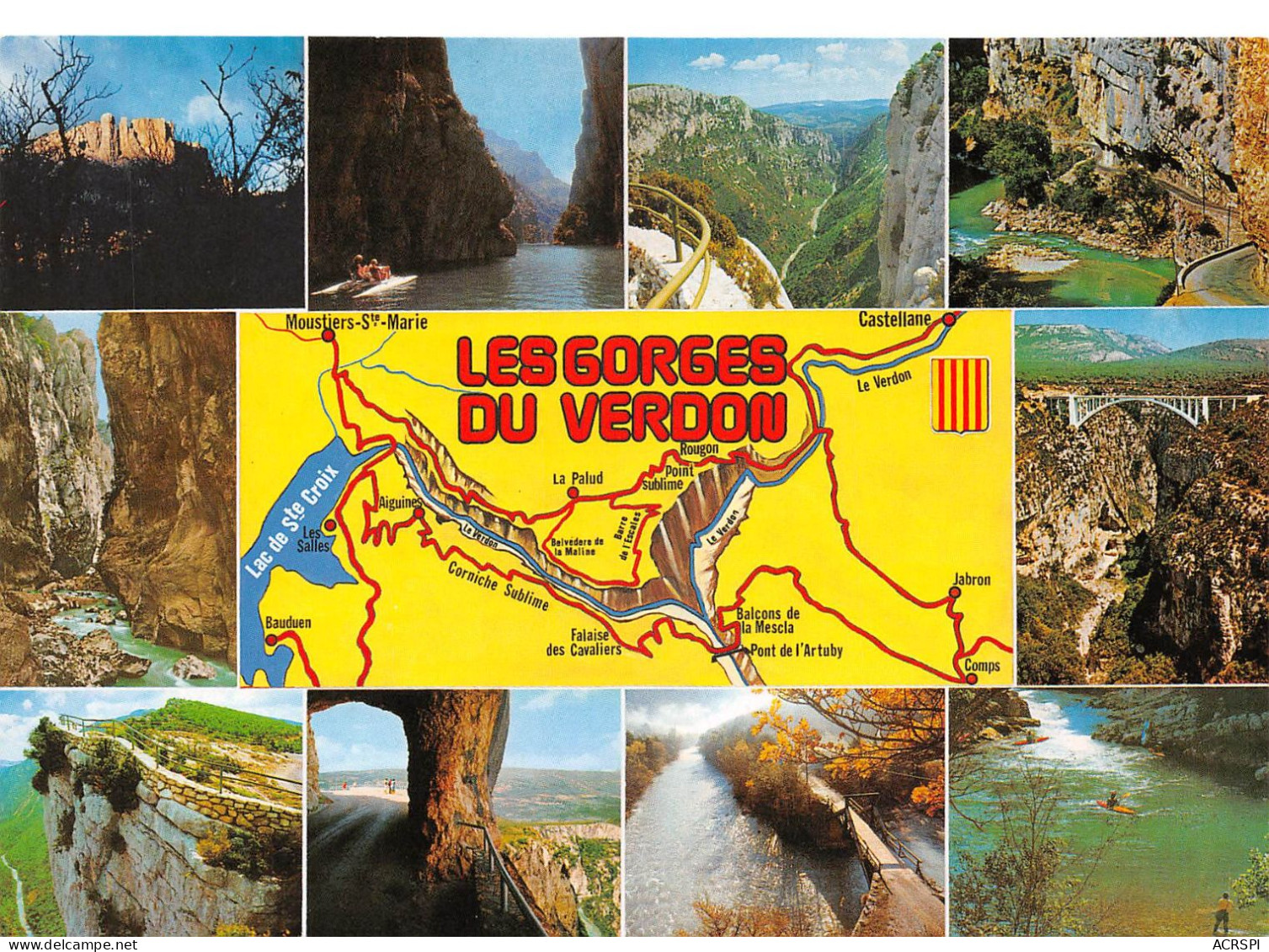 04    Gorges Du Verdon  Le Grand CANYON (Scan R/V) N°   30   \PB1114 - Comps-sur-Artuby