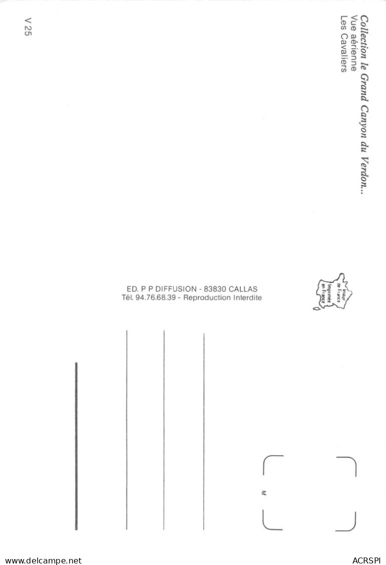 83  Aiguines Les Cavaliers  (Scan R/V) N°   47   \PB1113 - Comps-sur-Artuby