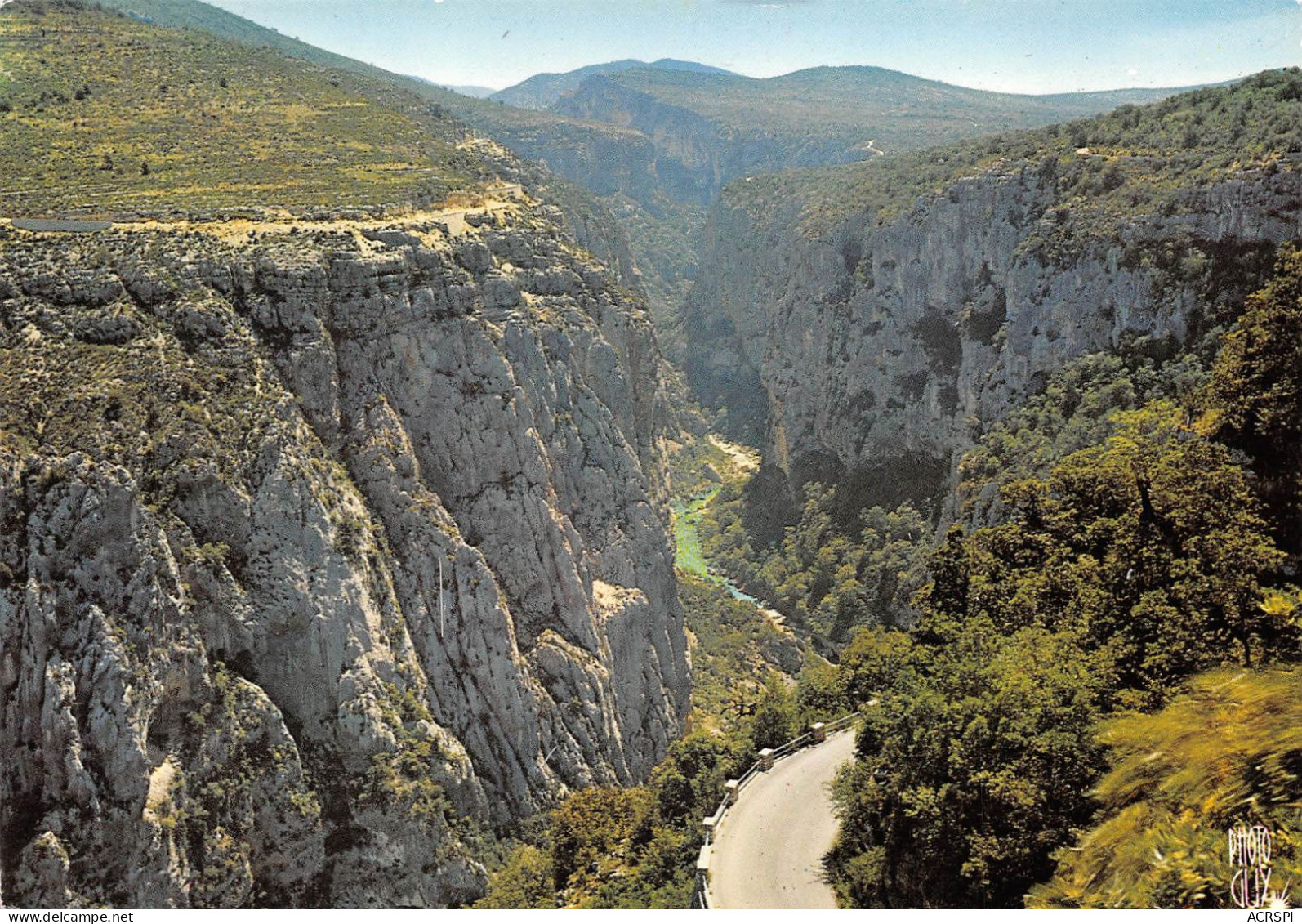 04  Rougon La Corniche Sublime Grand Canyon  Falaise Des BAUCHETS  (Scan R/V) N°   24   \PB1113 - Gréoux-les-Bains