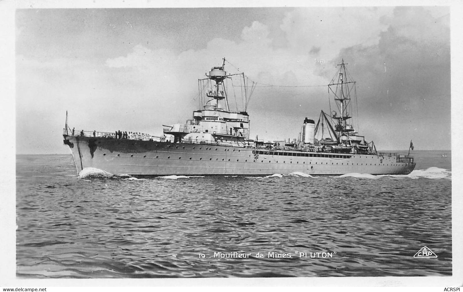 Mouilleur De Mines Le PLUTON   (Scan R/V) N°   46   \PB1112 - Warships