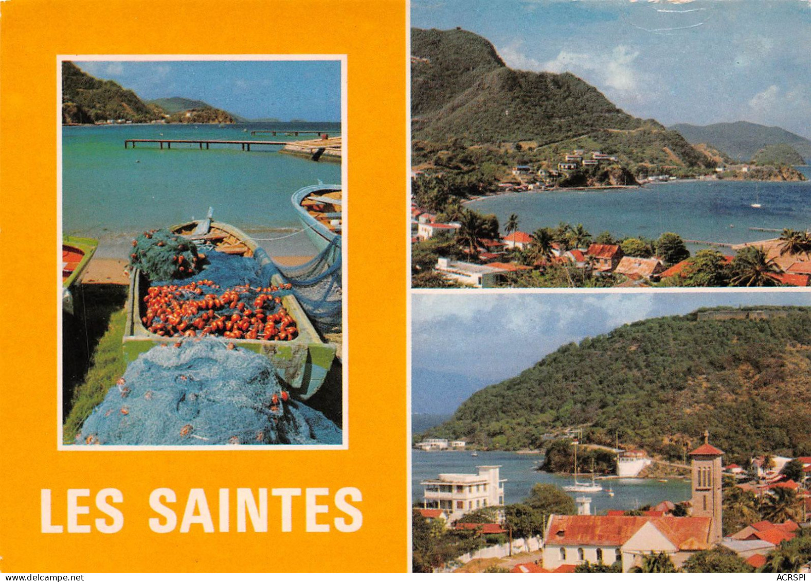 97 Guadeloupe LES-SAINTES  Terre-de-Haut Barque Saintoise              (Scan R/V) N°   4   \PB1111 - Pointe A Pitre