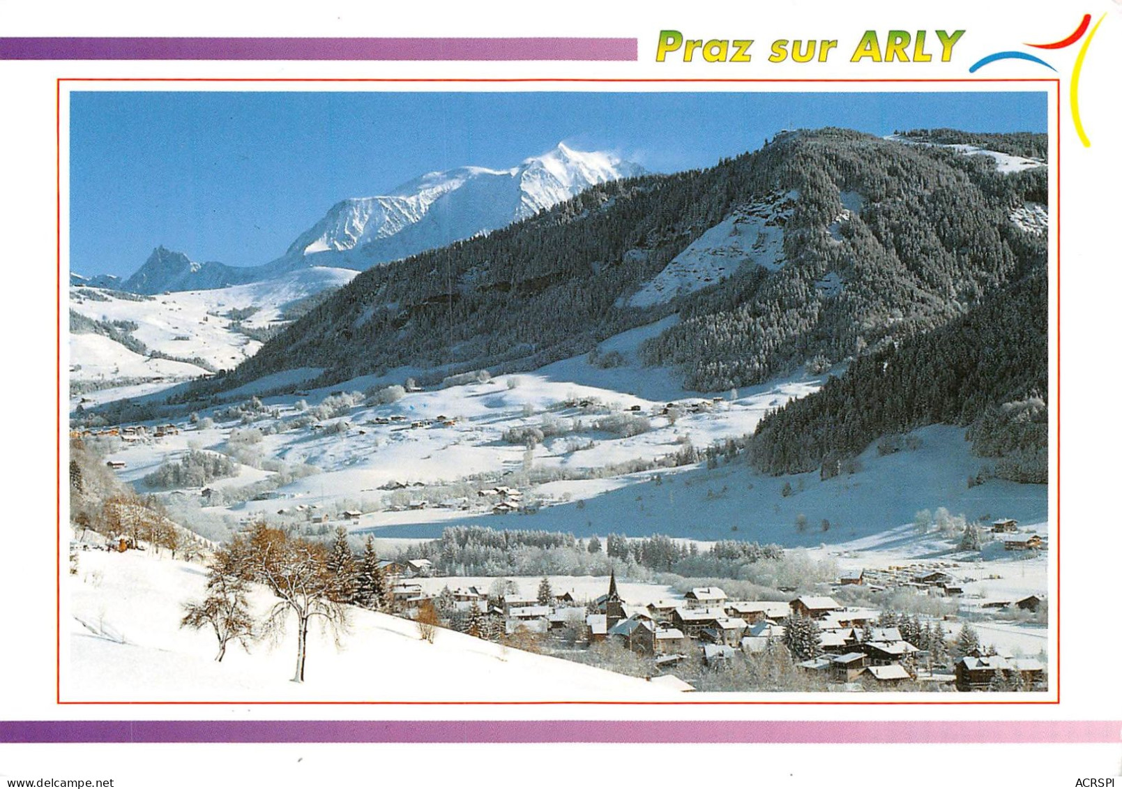 74 Praz-sur-Arly Vue Panoramique (Scan R/V) N°   56   \PB1128 - La Clusaz