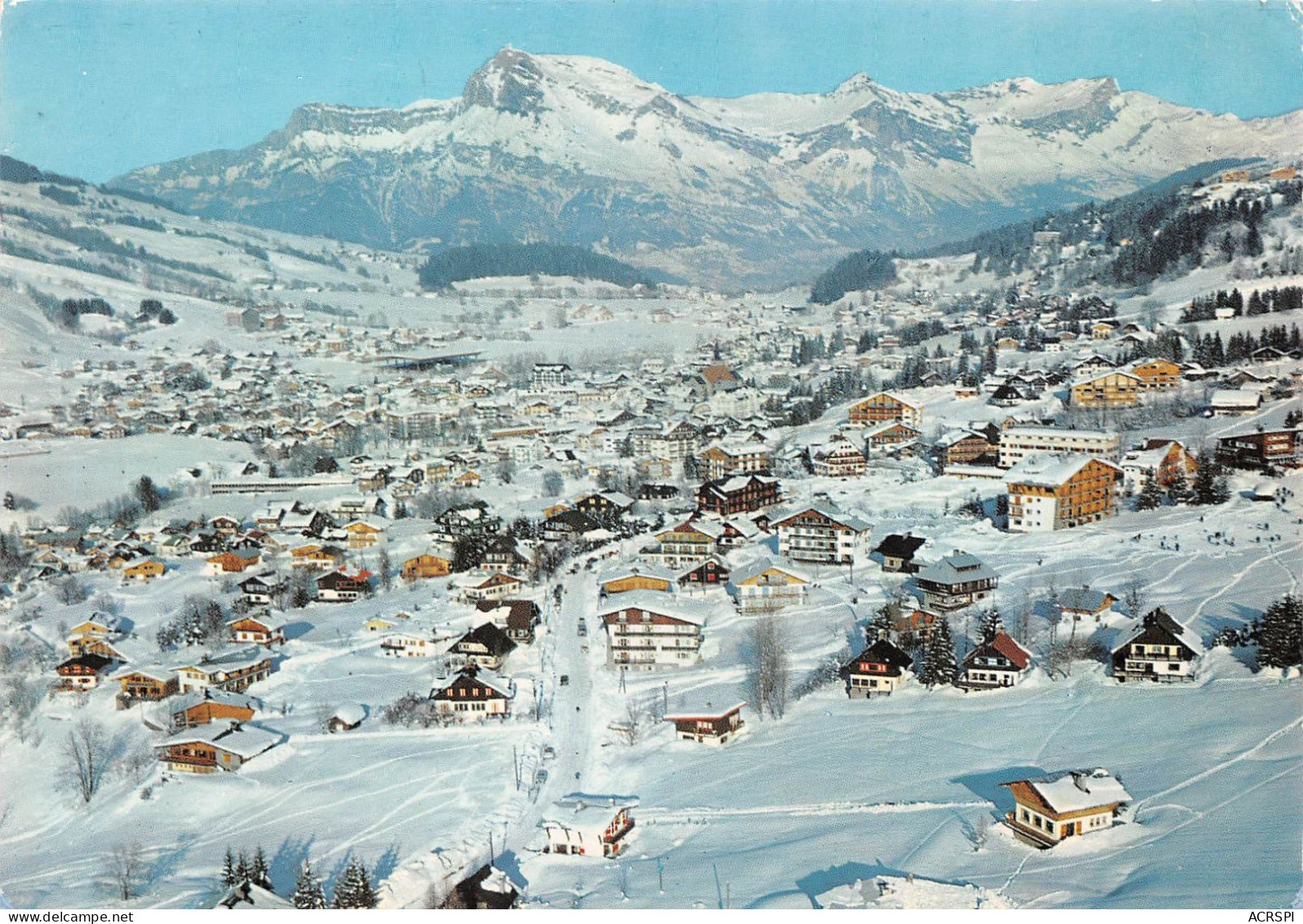 74 Megève  Vue Aérienne  Et Chaine De Warens  (Scan R/V) N°   7   \PB1128 - Megève