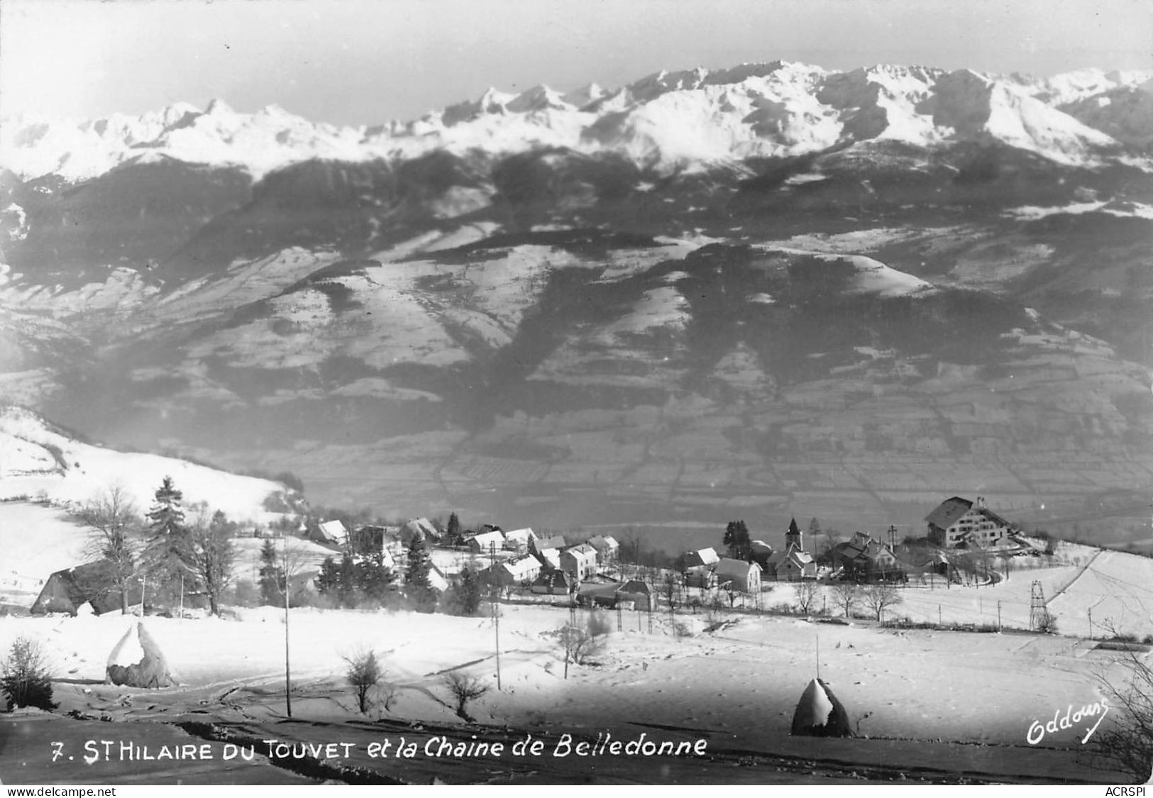 38  Saint-Hilaire-du-Touvet  Plateau-des-Petites-Roches Chaine De BELLEDONNE  (Scan R/V) N°   49   \PB1124 - Chartreuse