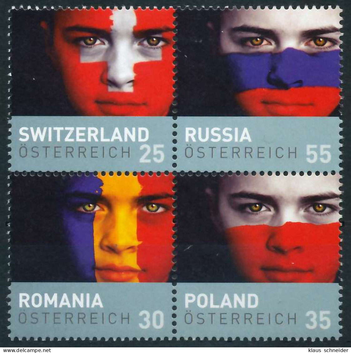 ÖSTERREICH 2008 Nr 2743 50 Vba Postfrisch VIERERBLOCK X2555BE - Unused Stamps