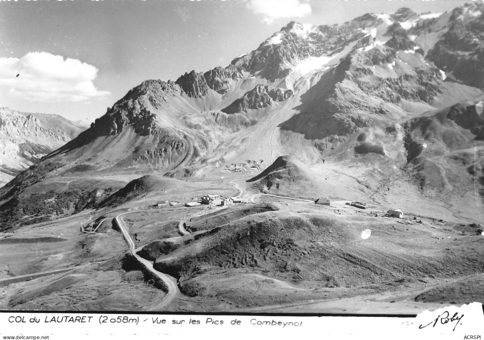 38   Col Du Lautaret  Vue Sur Les Pics De Combeynot   (Scan R/V) N°   24   \PB1124 - Bourg-d'Oisans