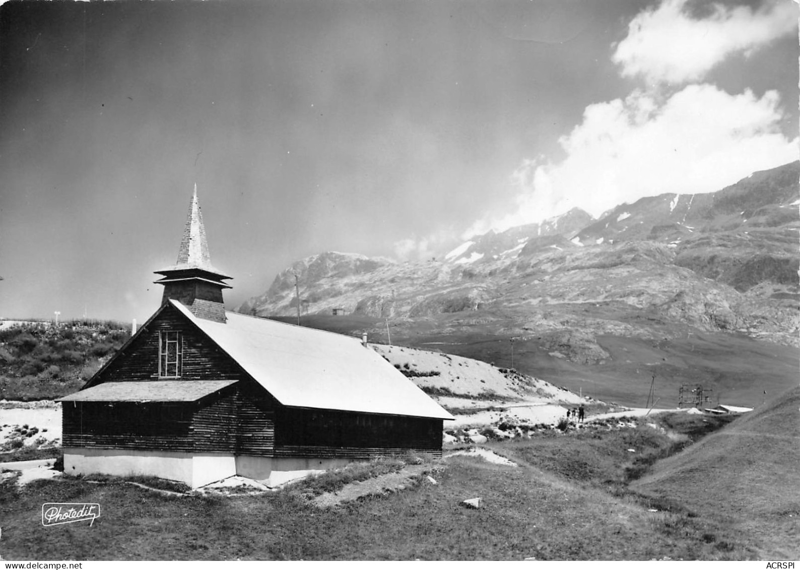 38 Alpe D'Huez    Le Bourg-d'Oisans  Chapelle ND Des Neiges        (Scan R/V) N°   3   \PB1123 - Bourg-d'Oisans