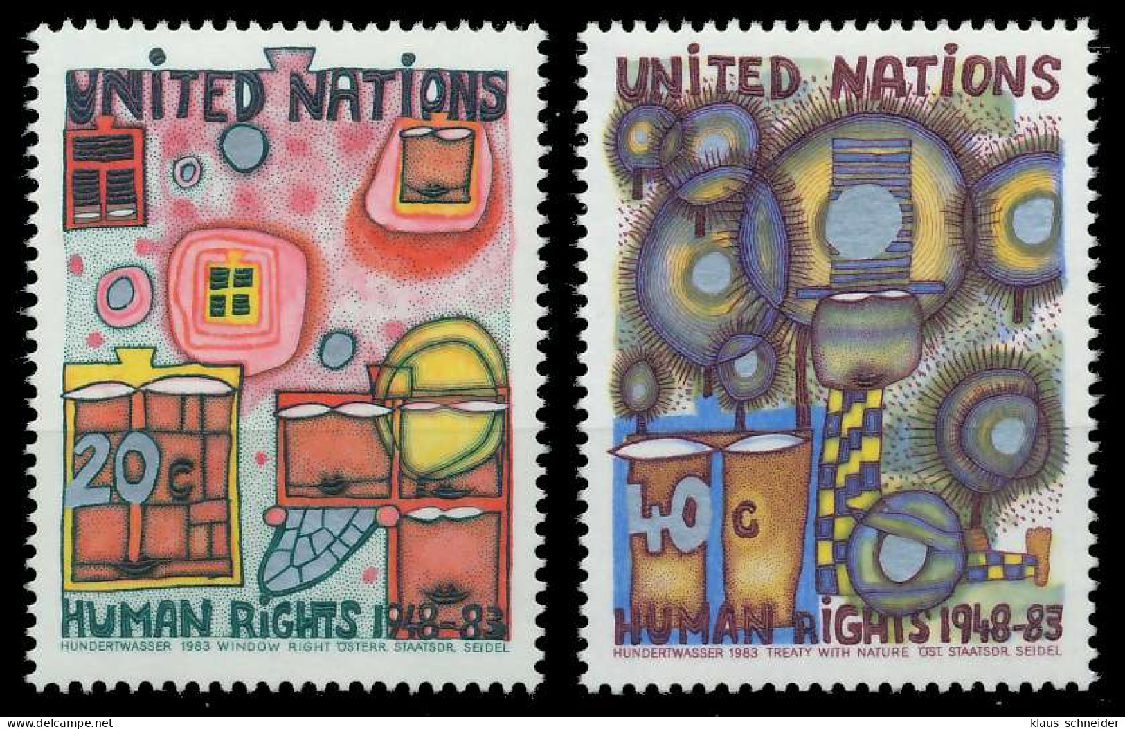 UNO NEW YORK 1983 Nr 438-439 Postfrisch X25563A - Other & Unclassified