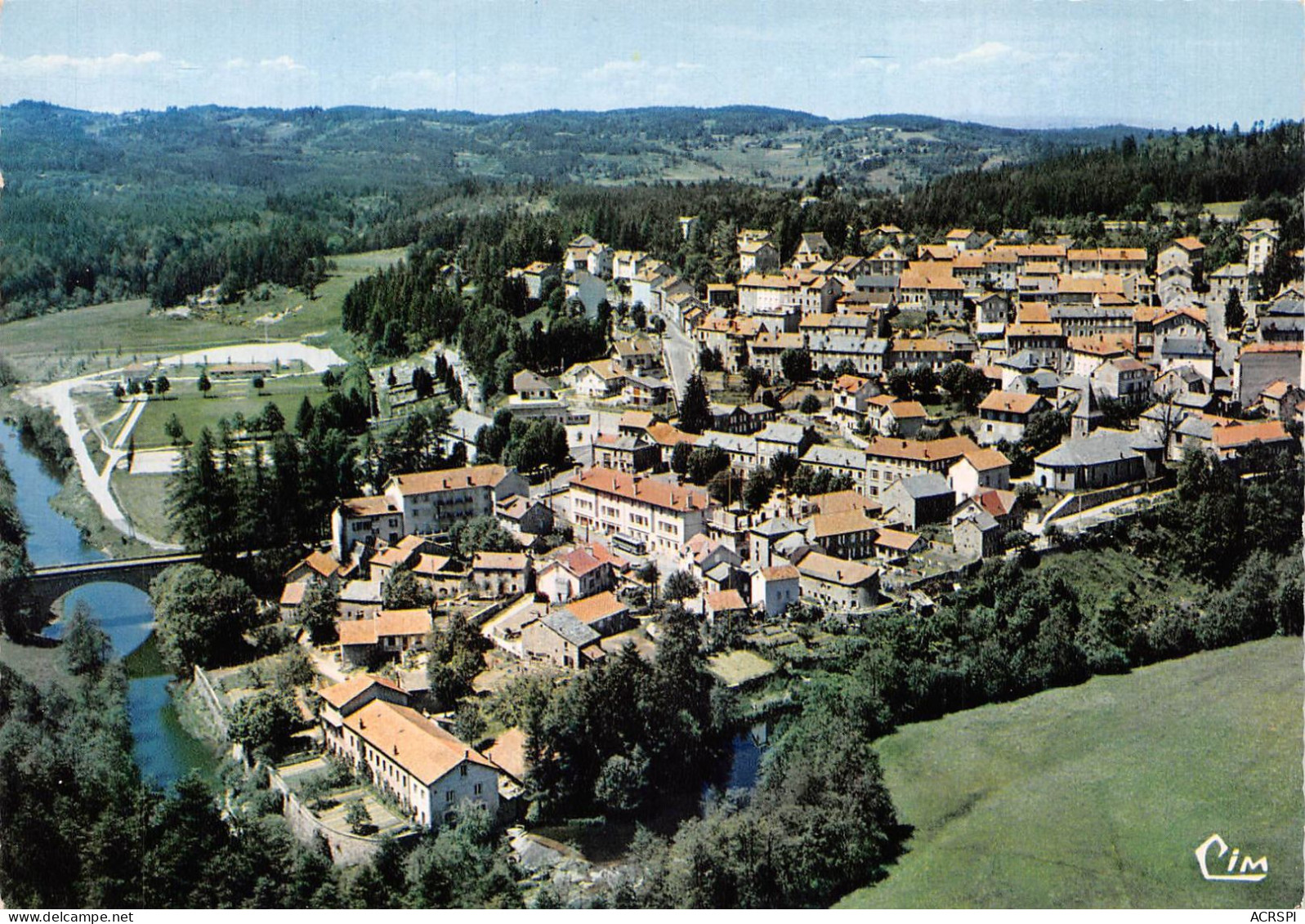 43  Le Chambon-sur-Lignon  Vue Générale Aérienne (Scan R/V) N°   22   \PB1121 - Le Chambon-sur-Lignon