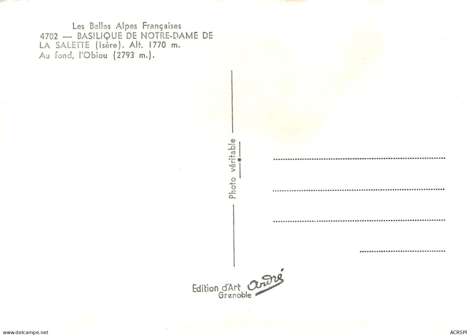 lot de 35 cartes du Sanctuaire de ND de La Salette-Fallavaux                 (Scan R/V) N°  1  \PB1126 Boite