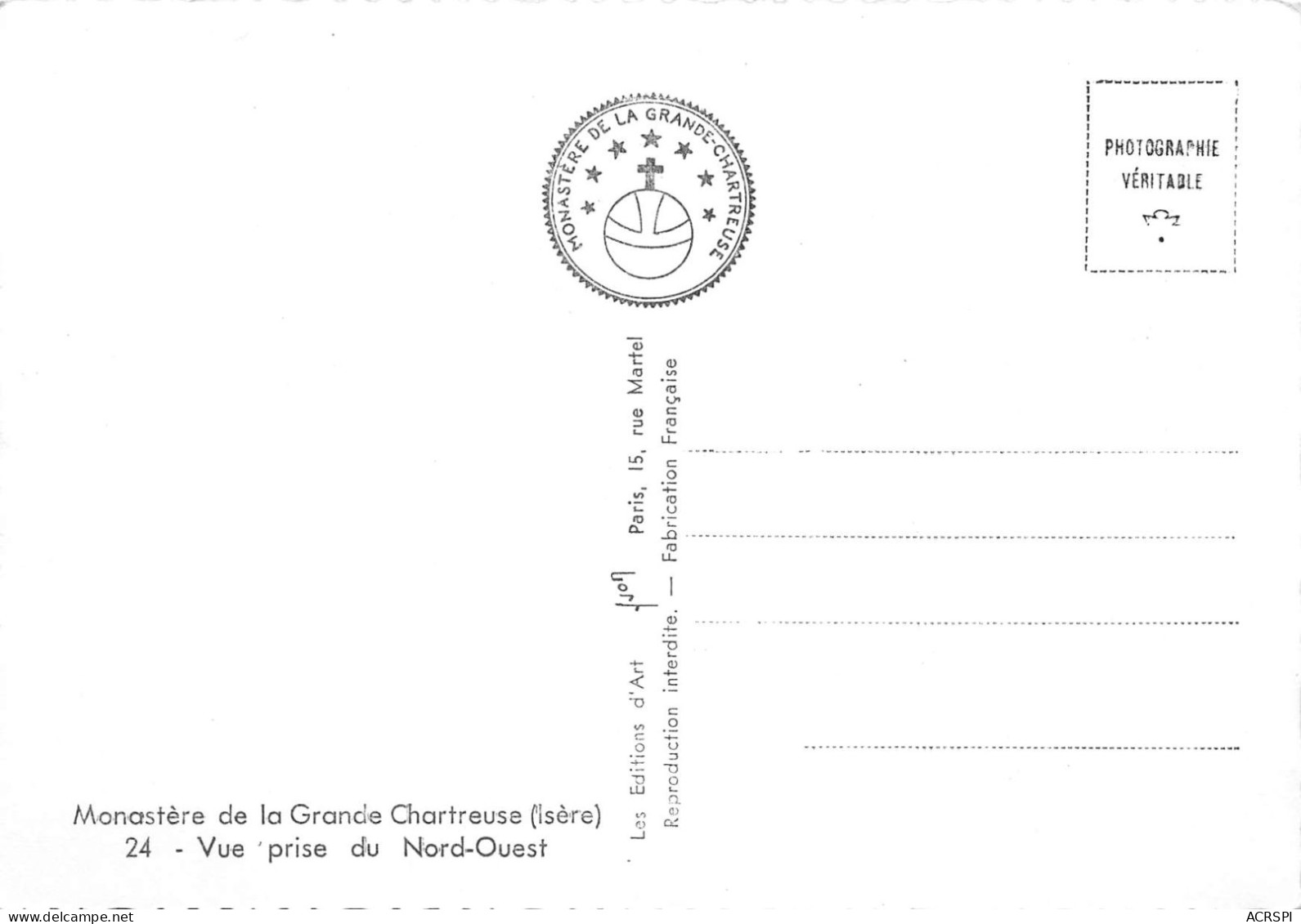 lot de 34 cartes de  Saint-Pierre-de-Chartreuse le Monastère          (Scan R/V) N°  2  \PB1126 Boite