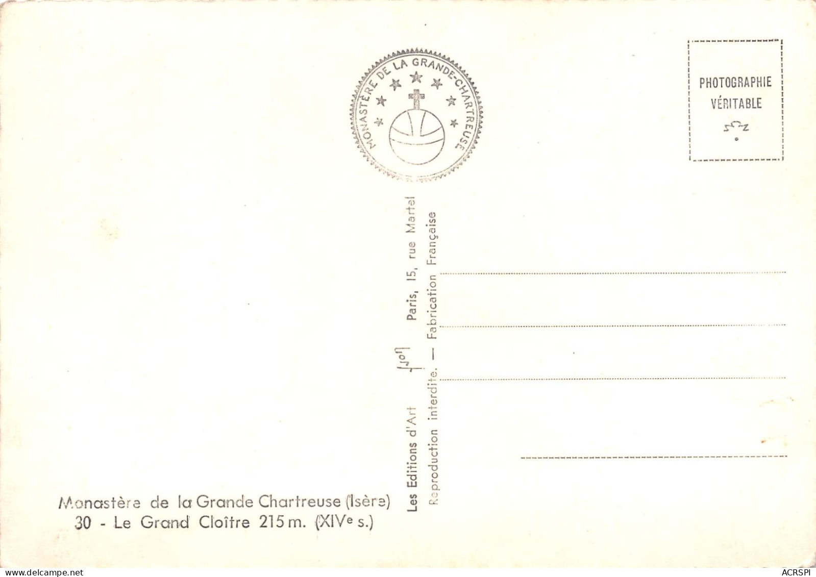 lot de 34 cartes de  Saint-Pierre-de-Chartreuse le Monastère          (Scan R/V) N°  2  \PB1126 Boite