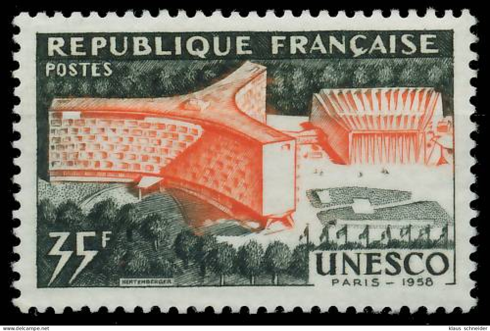 FRANKREICH 1958 Nr 1215 Postfrisch SF53762 - Unused Stamps