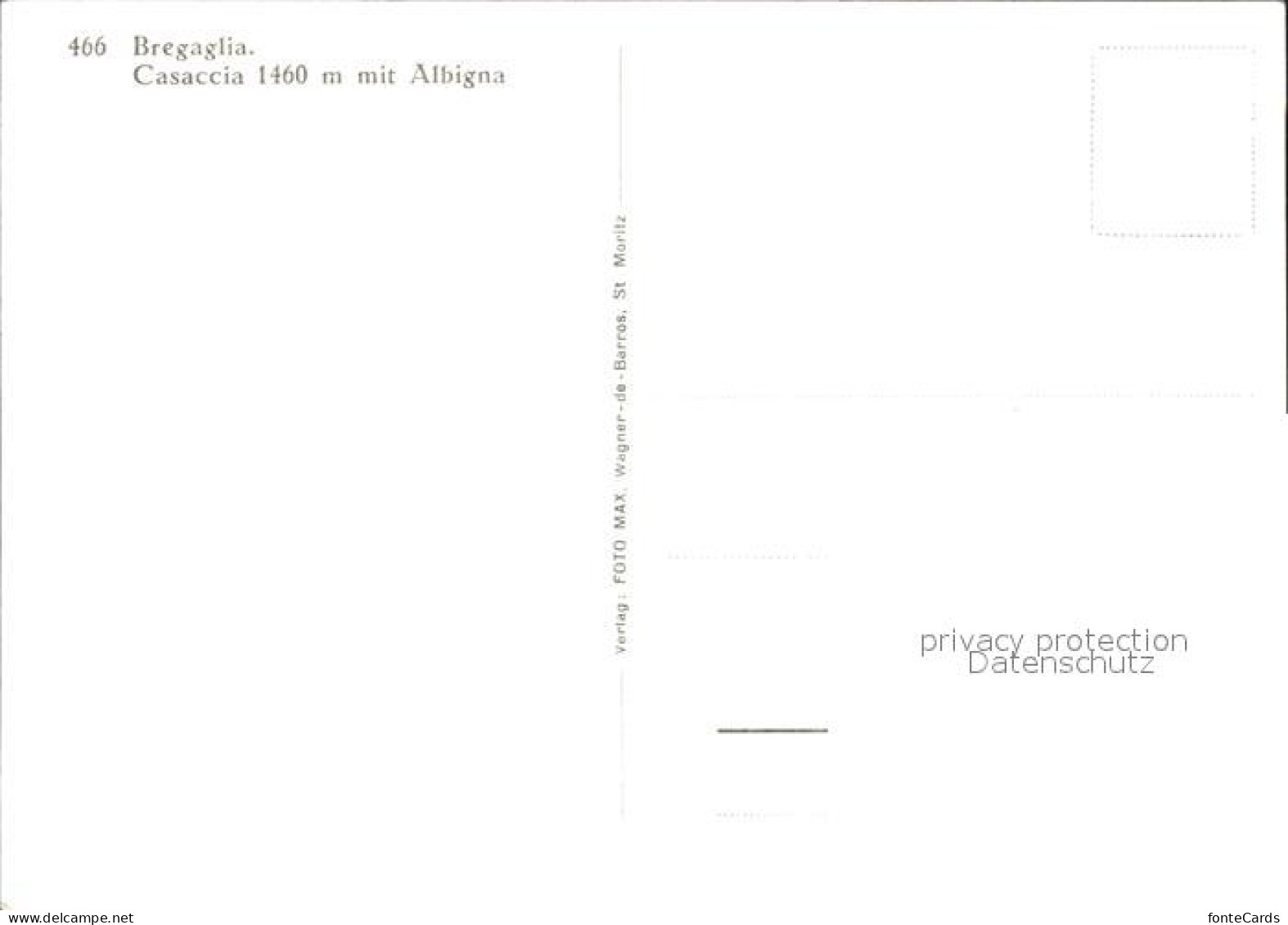 11637767 Bregaglia Casaccia Mit Albigna Bregaglia - Otros & Sin Clasificación