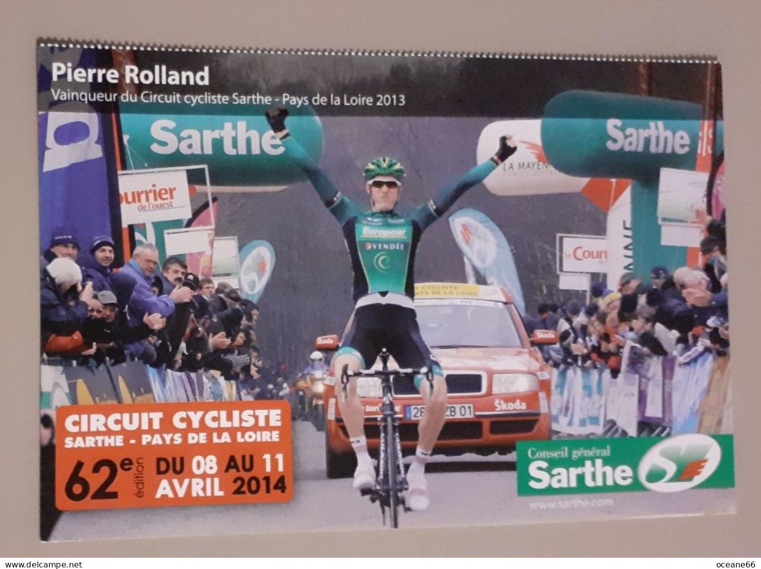 Pierre Rolland 62e Circuit De La Sarthe 2014 - Cyclisme