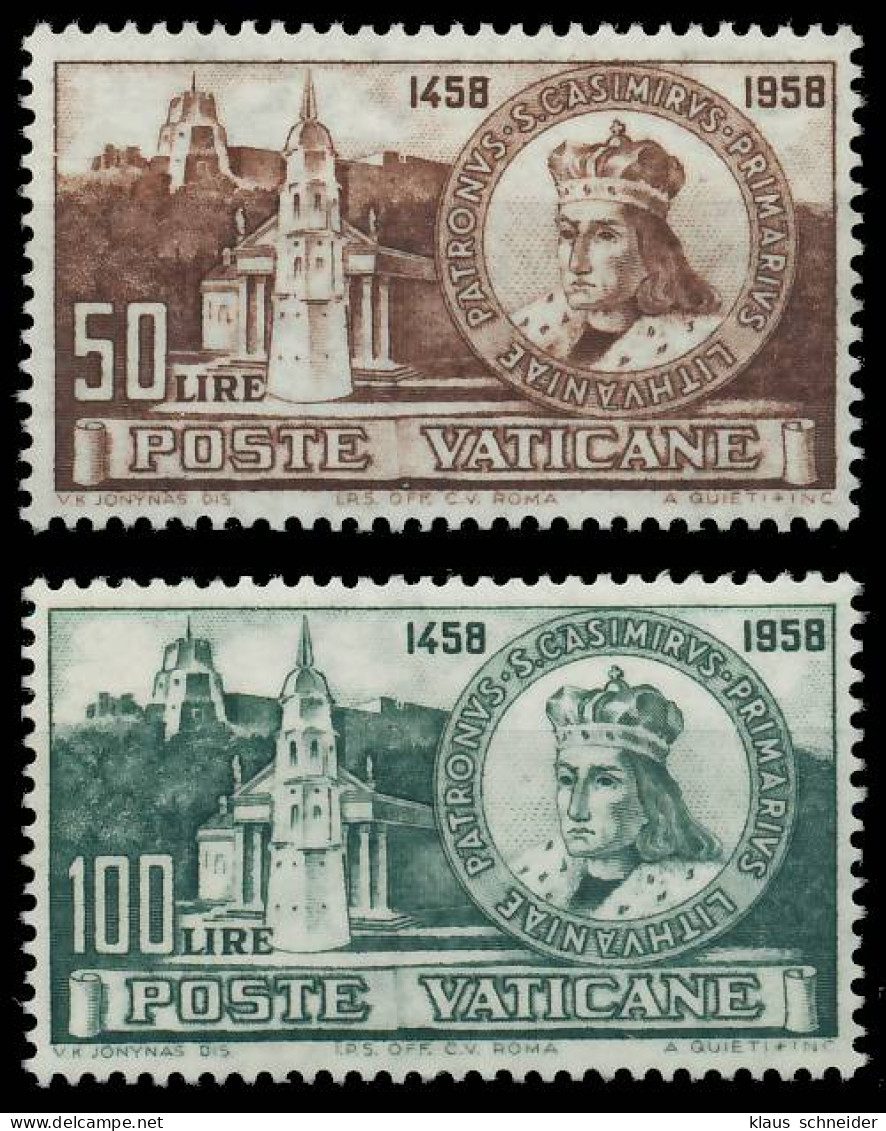 VATIKAN 1959 Nr 330-331 Postfrisch SF69FB2 - Unused Stamps