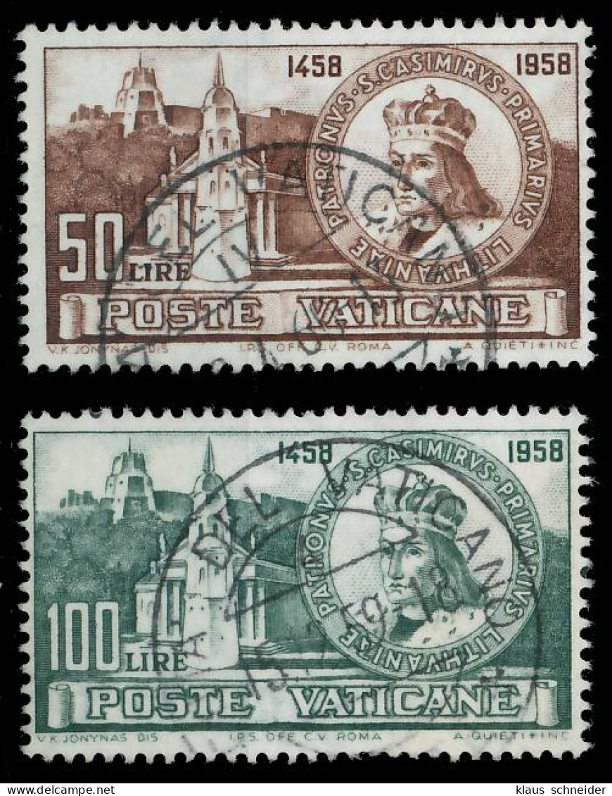 VATIKAN 1959 Nr 330-331 Gestempelt SF69FBA - Used Stamps
