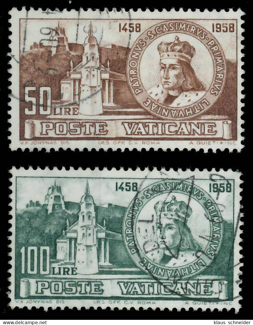 VATIKAN 1959 Nr 330-331 Gestempelt X401486 - Used Stamps