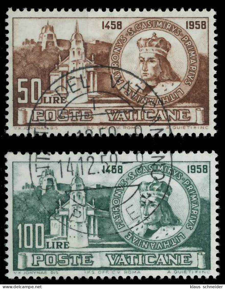 VATIKAN 1959 Nr 330-331 Gestempelt X401482 - Used Stamps