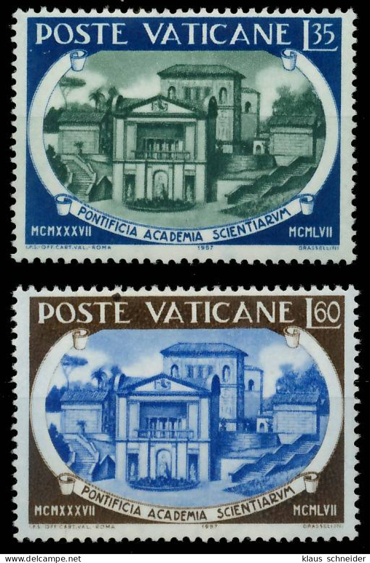 VATIKAN 1957 Nr 274-275 Postfrisch X4016F6 - Unused Stamps