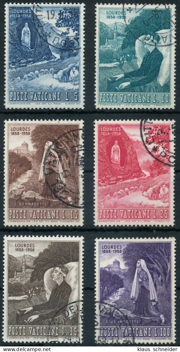 VATIKAN 1958 Nr 282-287 Gestempelt X40170E - Used Stamps