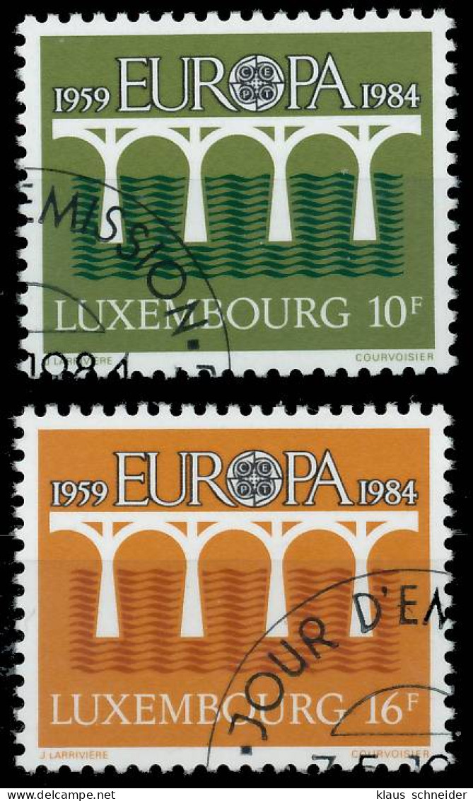 LUXEMBURG 1984 Nr 1098-1099 Gestempelt X5B95B6 - Oblitérés