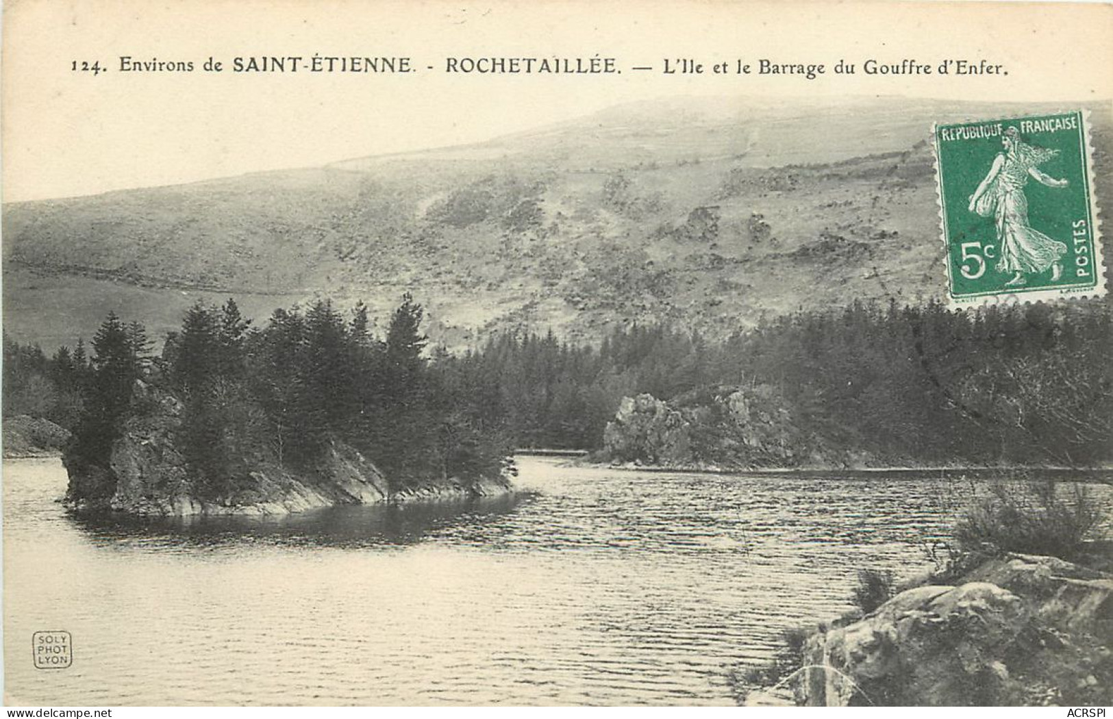 42 Loire  Environs De Saint étienne Rochetaillée L'île Et Le Barrage Du Gouffre D'enfer       N° 25 \MN6042 - Rochetaillee