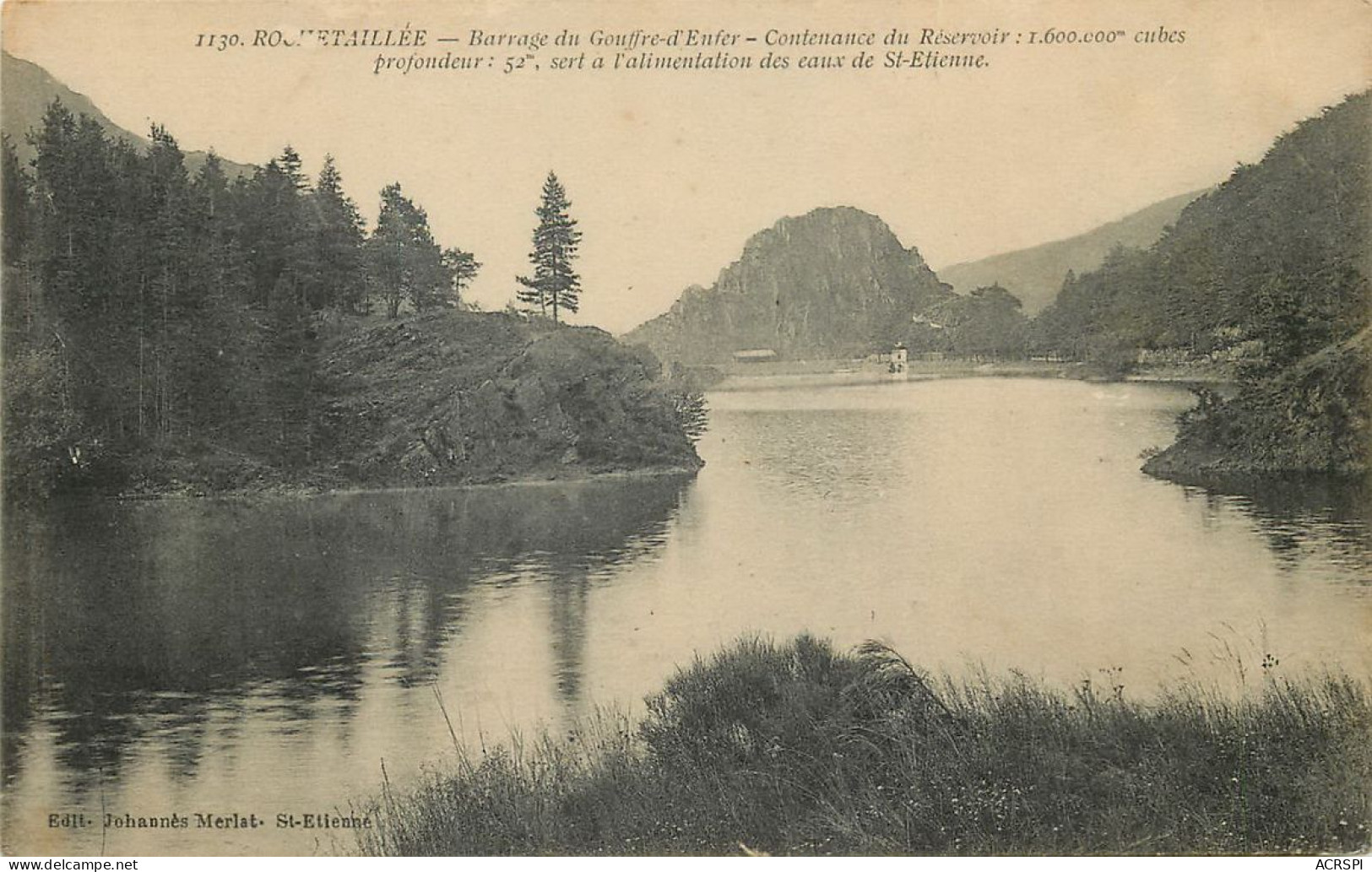 42 Loire Rochetaillée Barrage Du Gouffre D'enfer      N° 6 \MN6042 - Rochetaillee