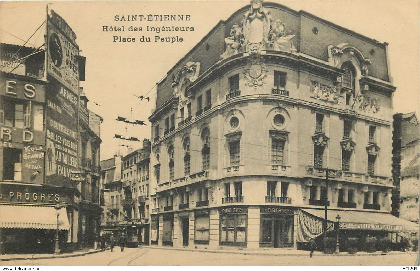 42  Loire Saint étienne  Hôtel Des Ingénieurs Place Du Peuple           N° 23 \MN6038 - Saint Etienne