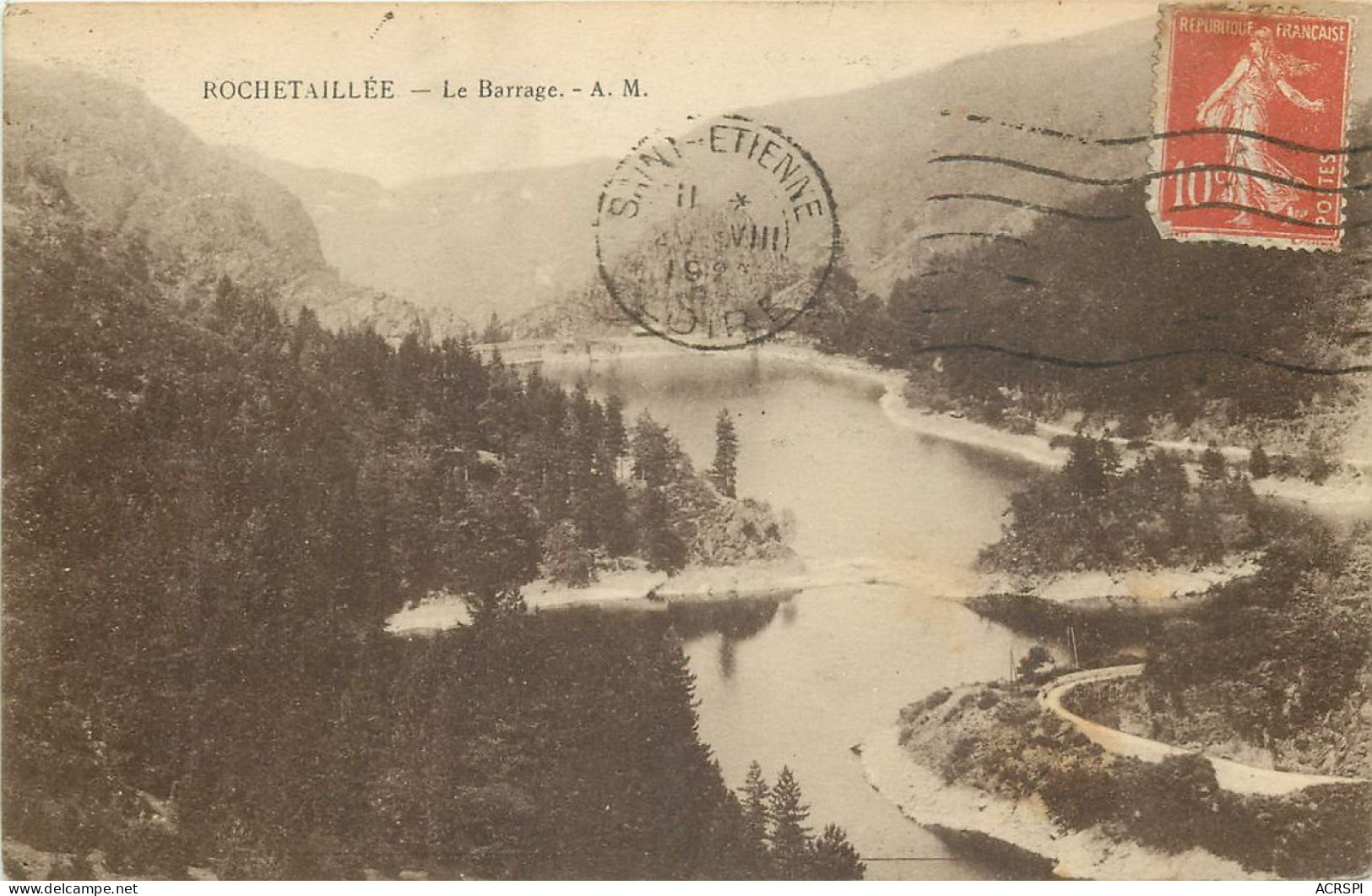 42 Loire  Rochetaillée Le Barrage     N° 40 \MN6037 - Rochetaillee