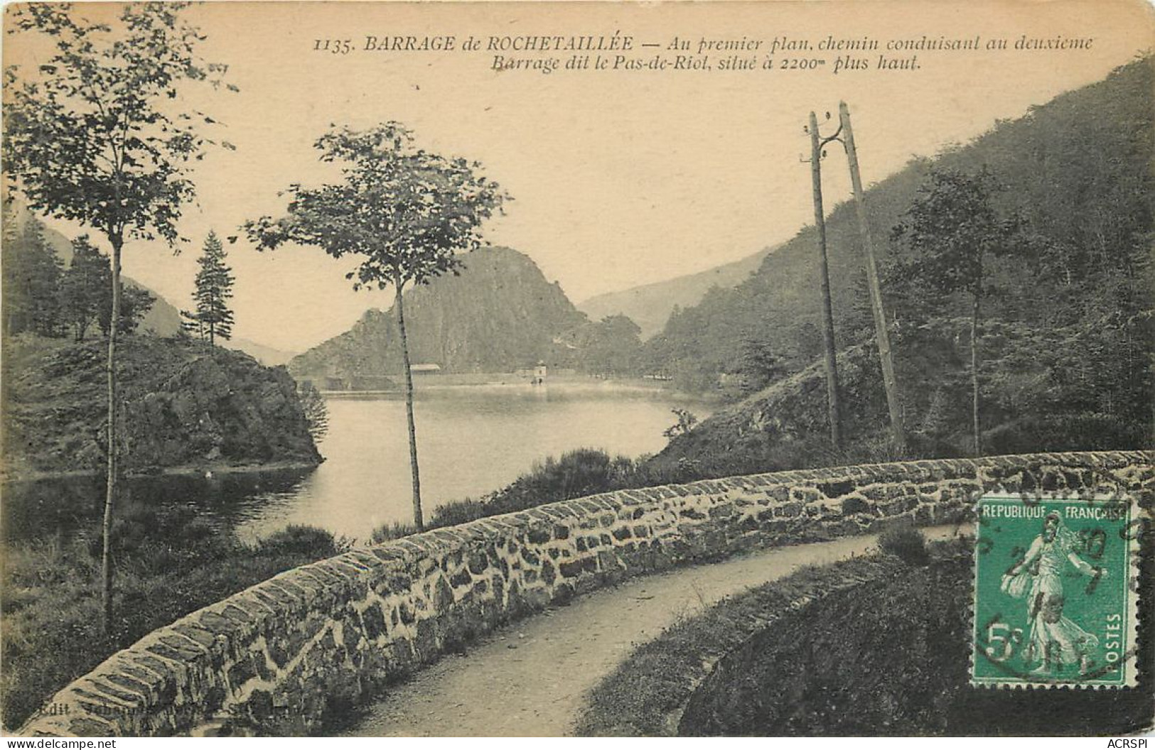 42 Loire  Barrage De Rochetaillée       N° 38 \MN6037 - Rochetaillee