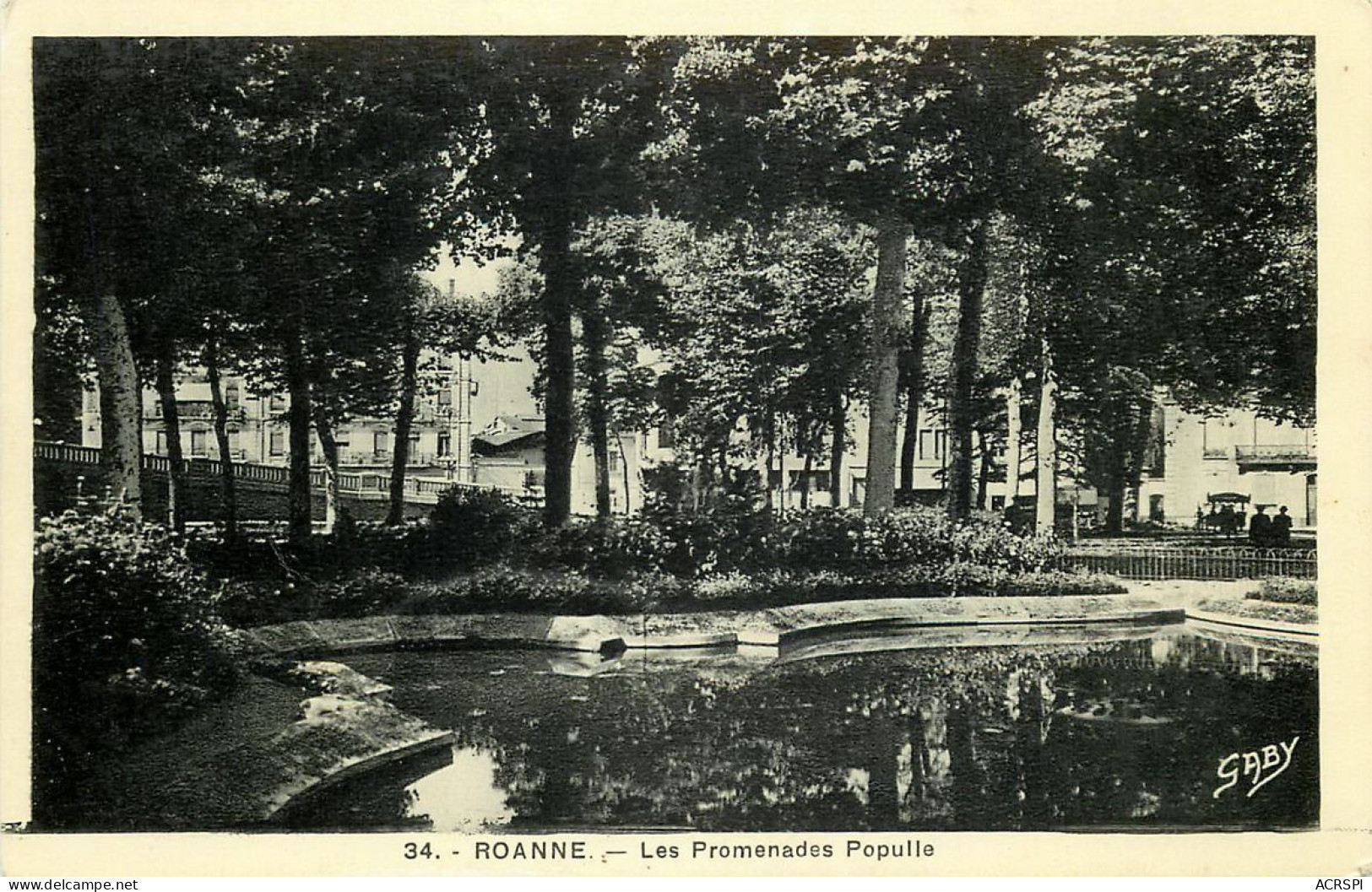 42 Loire  Roanne Les Promenades Populle    N° 11 \MN6037 - Roanne