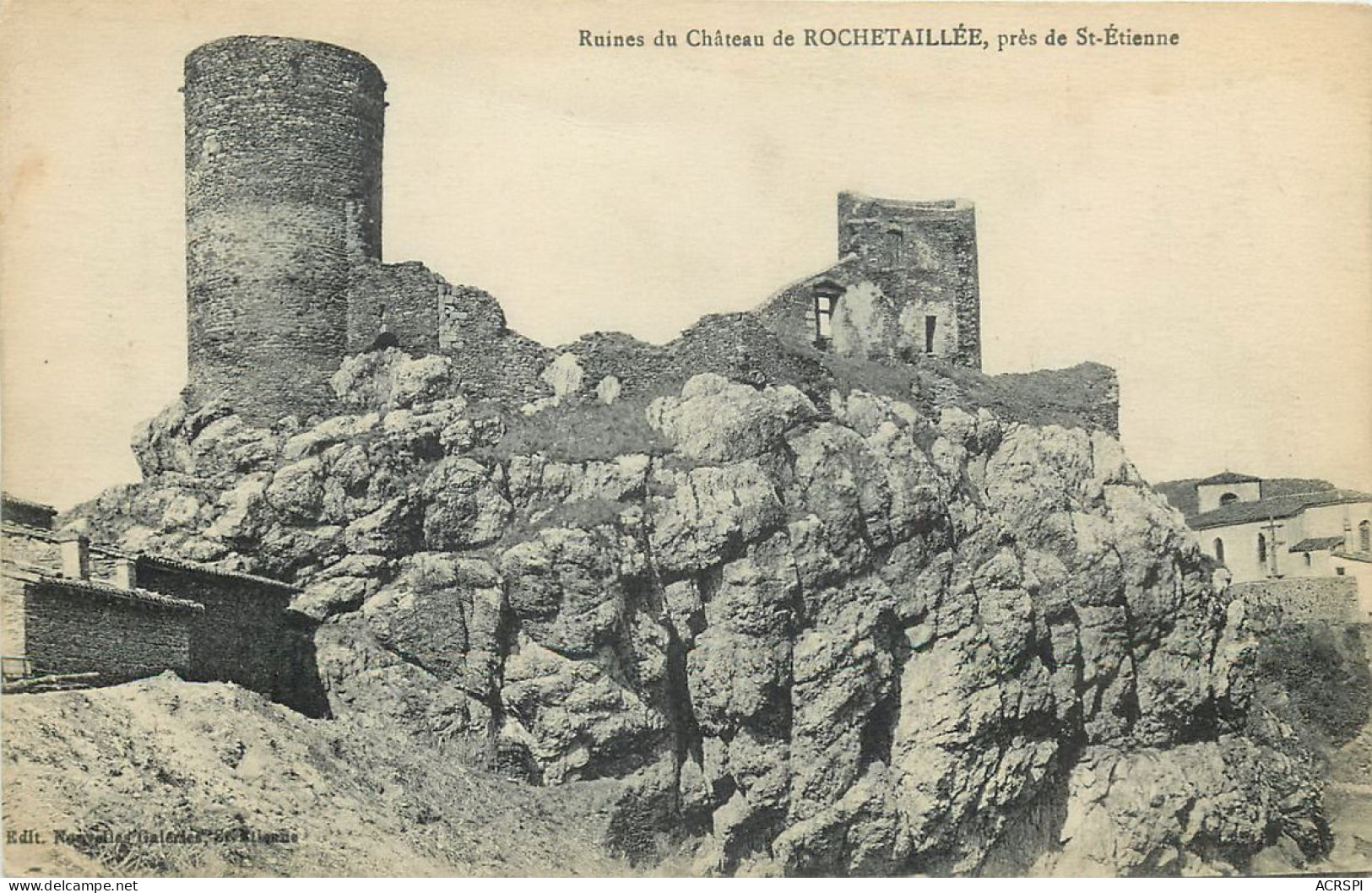 42 Loire  Ruines De Rochetaillée Près De Saint étienne        N° 41 \MN6036 - Rochetaillee