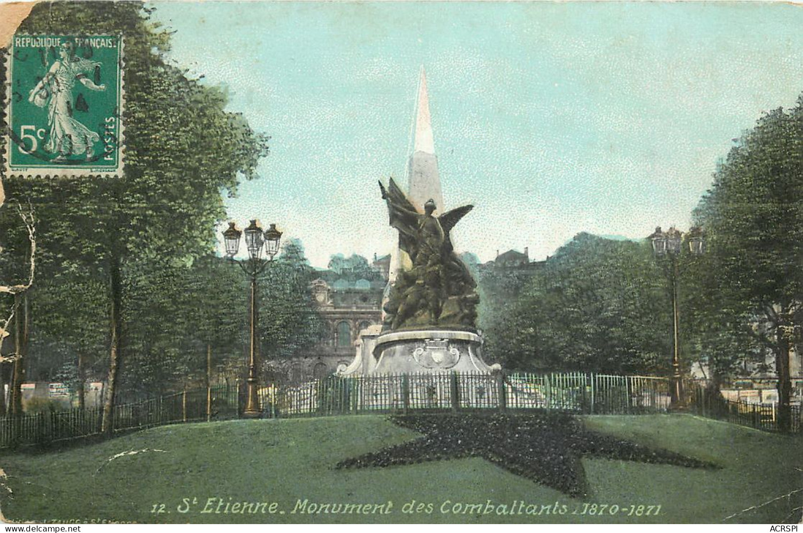 42 Loire  Saint étienne  Monument Des Combattants     N° 24 \MN6036 - Saint Etienne