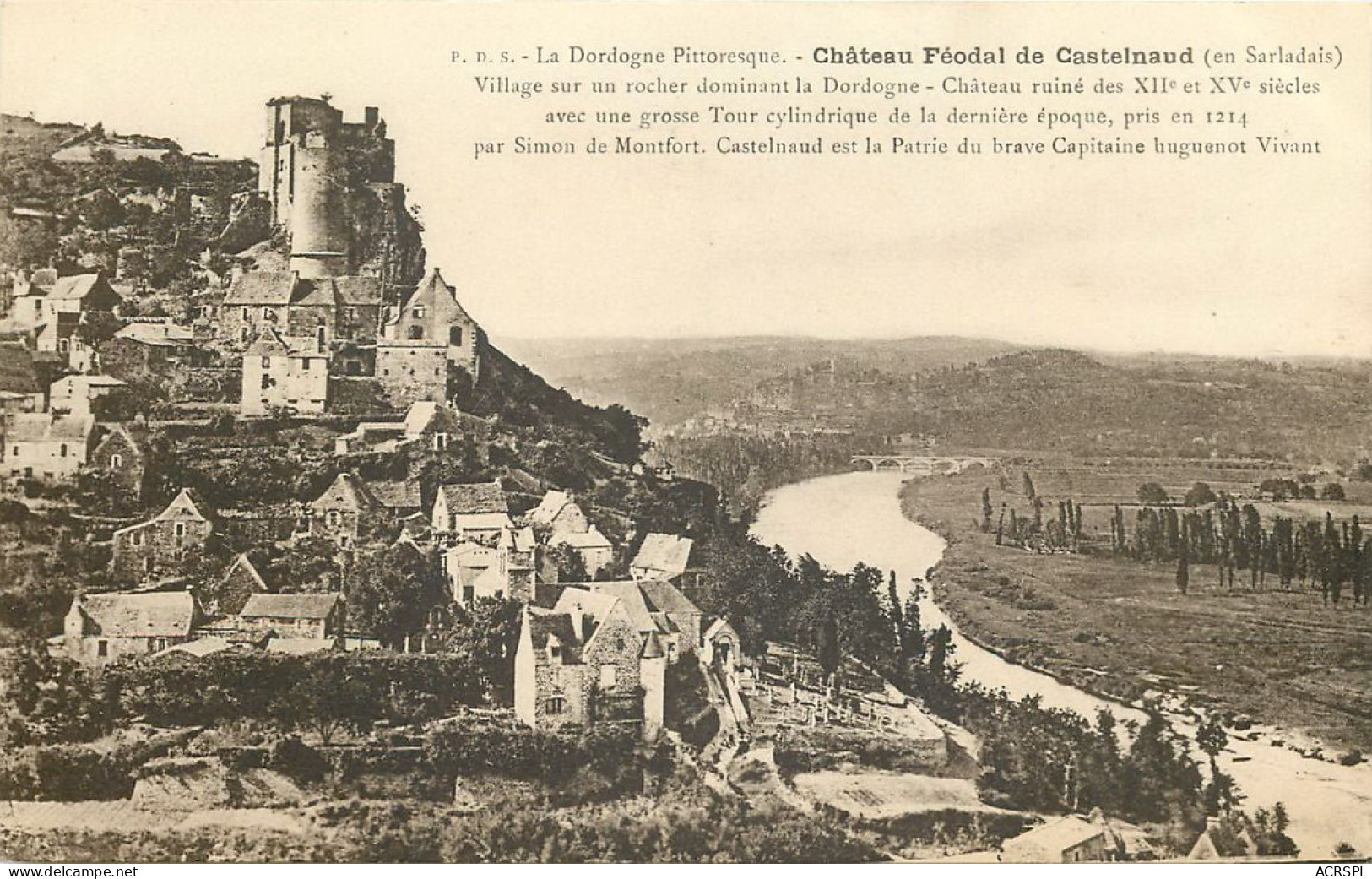 24 Dordogne  Château Féodal De Castelnaud     N° 32\MN6034 - Andere & Zonder Classificatie